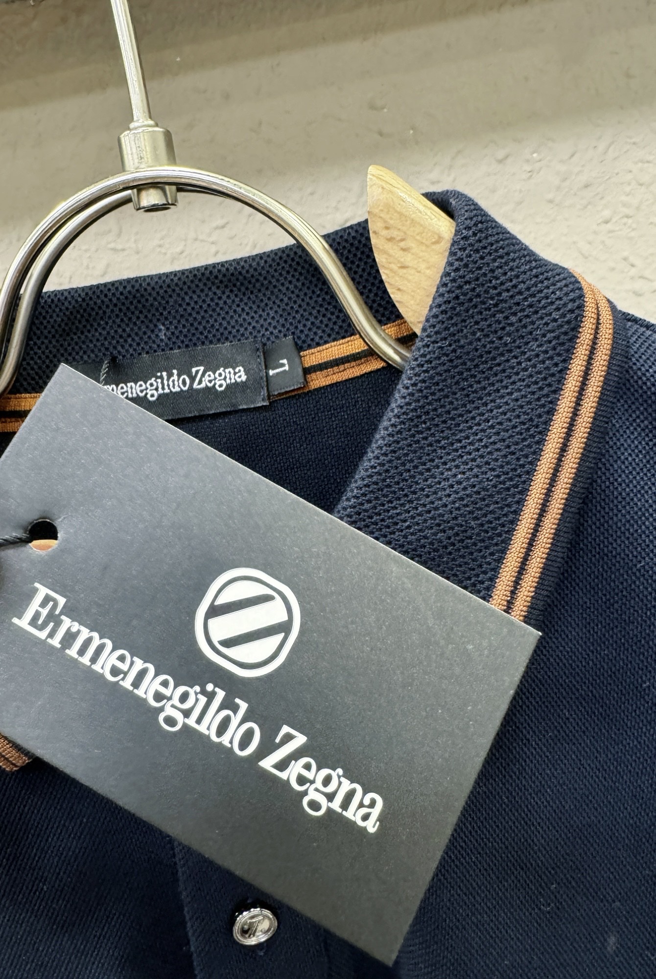 Ermenegildo Zeg*a杰*亚 2025秋冬新品，官网同步 经典大气百搭Polo领长袖T恤，顶