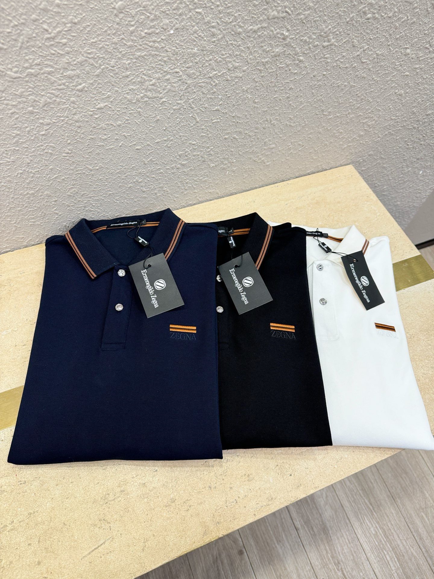 Ermenegildo Zeg*a杰*亚 2025秋冬新品，官网同步 经典大气百搭Polo领长袖T恤，顶