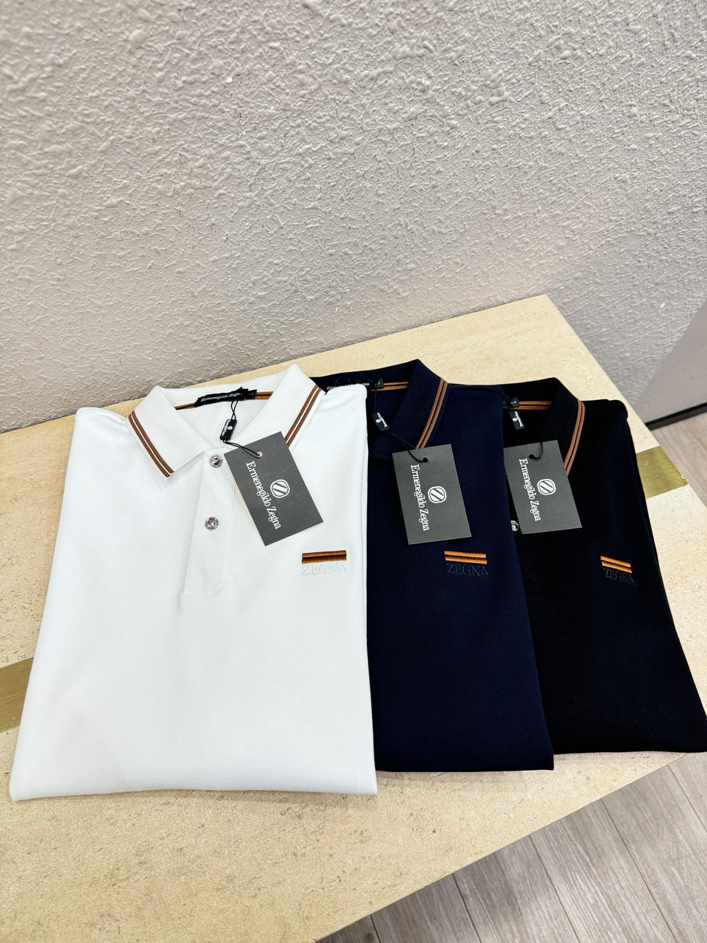 Ermenegildo Zeg*a杰*亚 2025秋冬新品，官网同步 经典大气百搭Polo领长袖T恤，顶