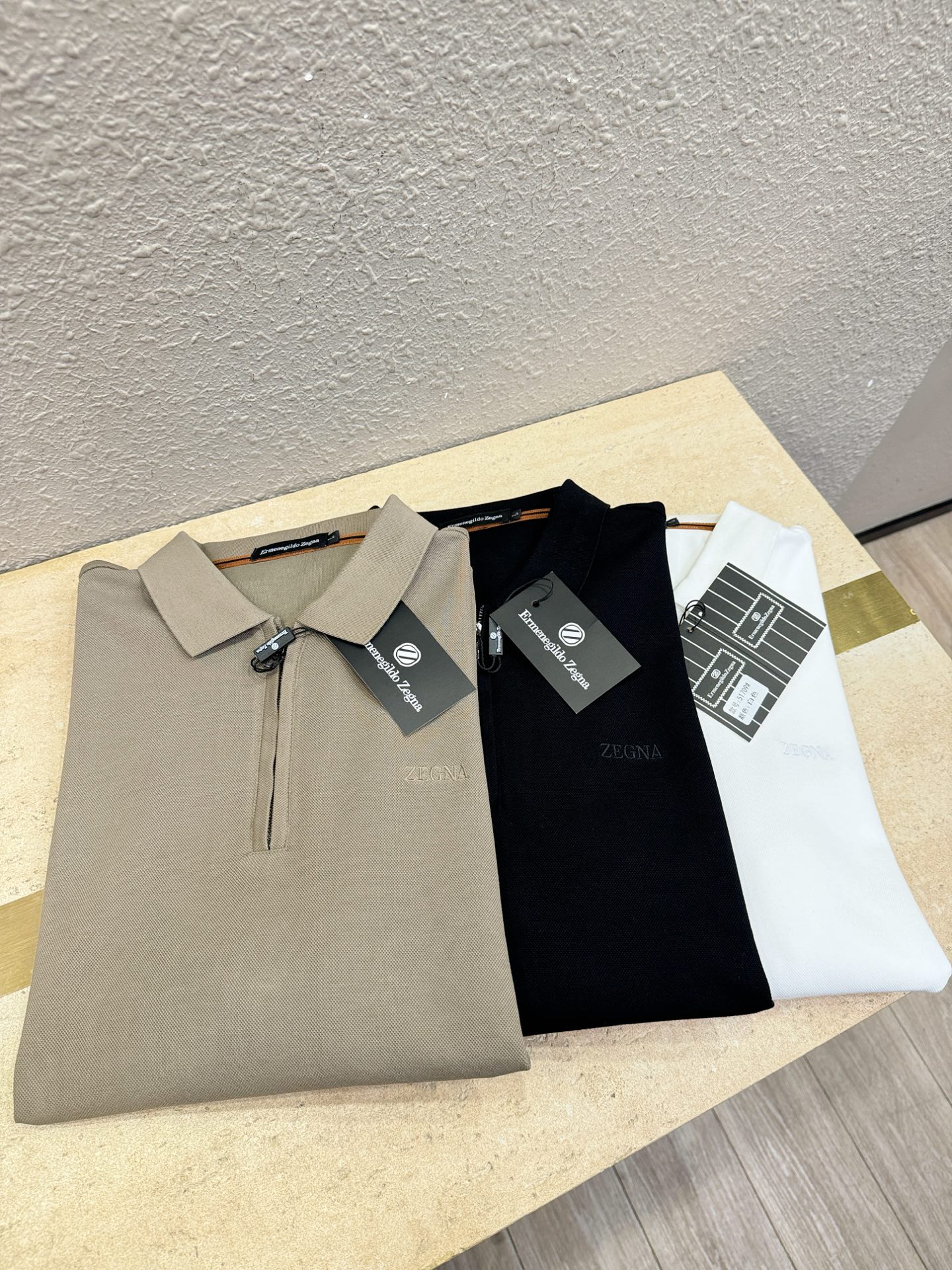 Ermenegildo Zeg*a杰*亚 2025秋冬新品，官网同步 经典大气百搭Polo领长袖T恤，顶