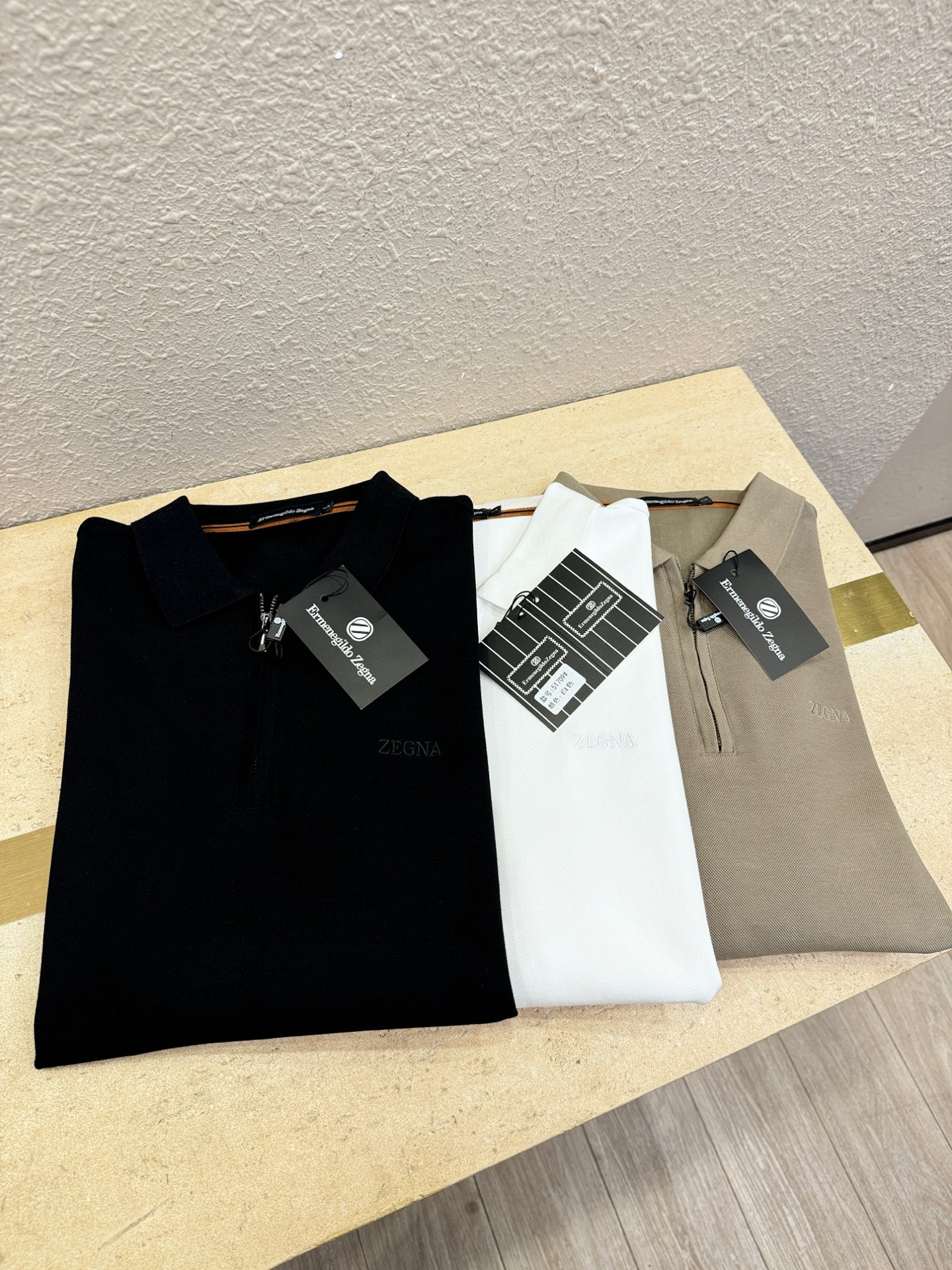 Ermenegildo Zeg*a杰*亚 2025秋冬新品，官网同步 经典大气百搭Polo领长袖T恤，顶