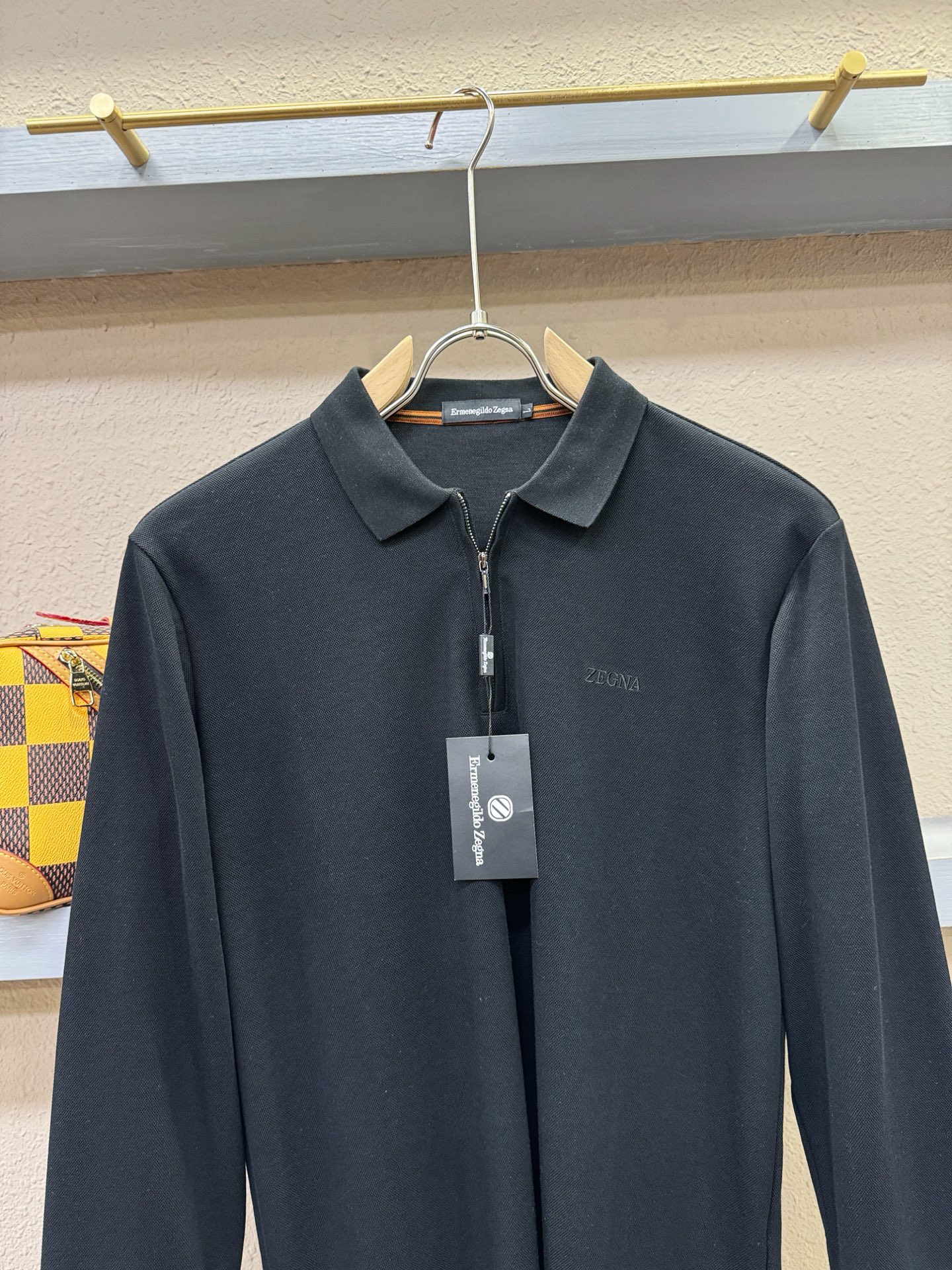 Ermenegildo Zeg*a杰*亚 2025秋冬新品，官网同步 经典大气百搭Polo领长袖T恤，顶