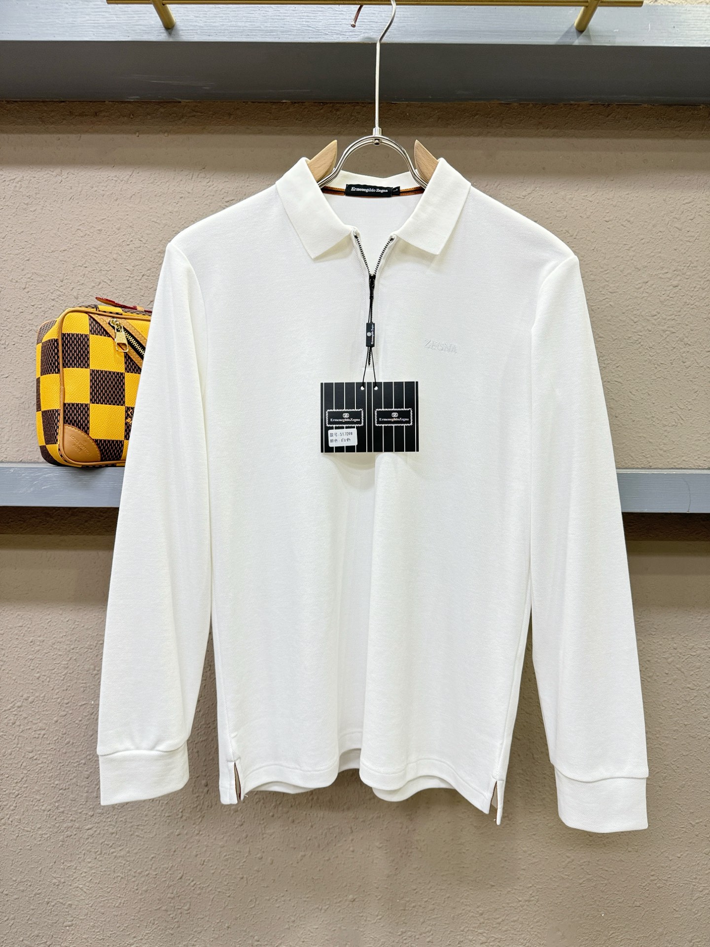 Ermenegildo Zeg*a杰*亚 2025秋冬新品，官网同步 经典大气百搭Polo领长袖T恤，顶