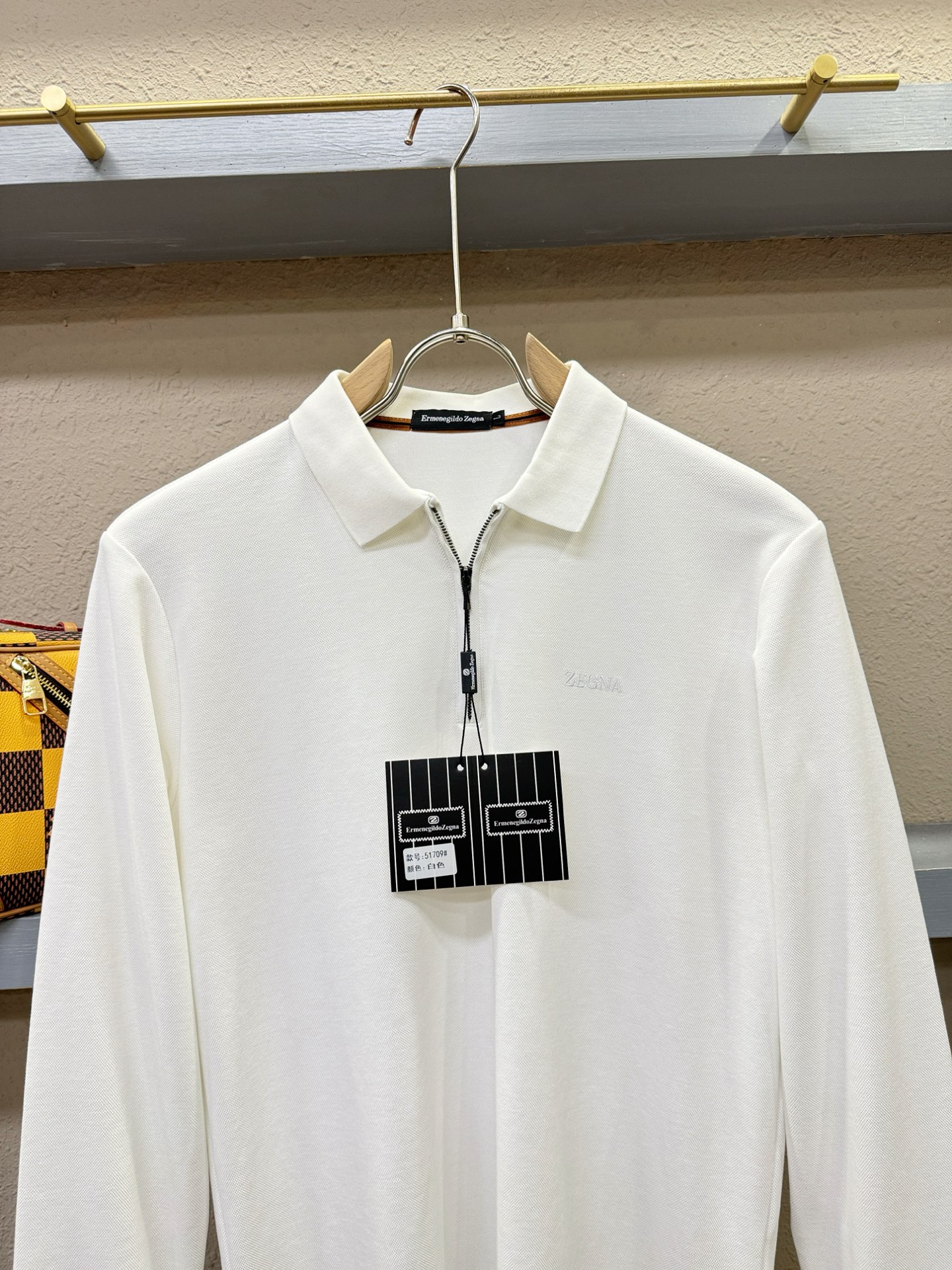 Ermenegildo Zeg*a杰*亚 2025秋冬新品，官网同步 经典大气百搭Polo领长袖T恤，顶