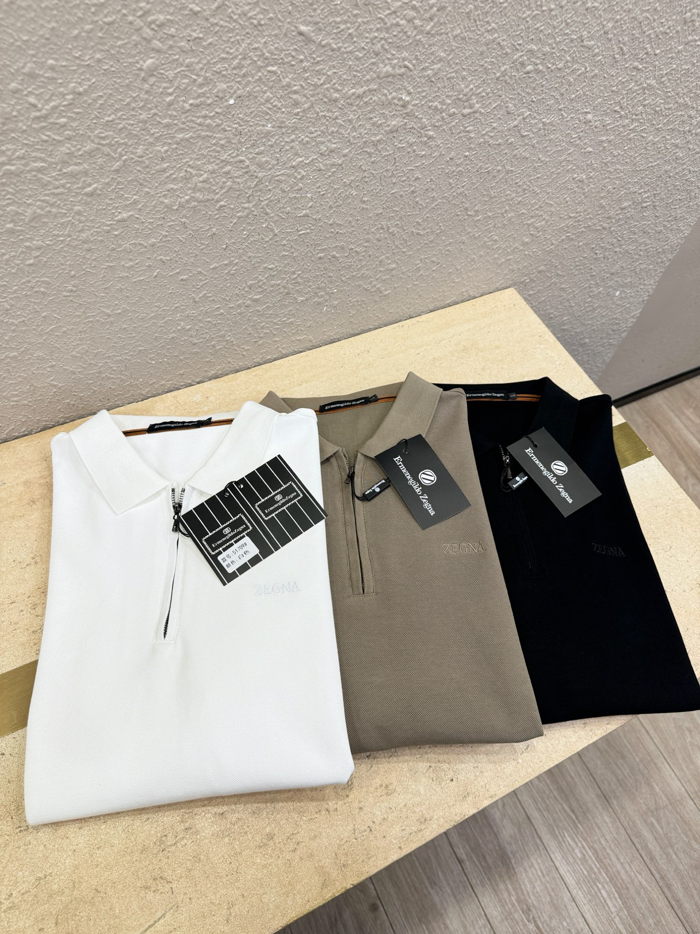 Ermenegildo Zeg*a杰*亚 2025秋冬新品，官网同步 经典大气百搭Polo领长袖T恤，顶