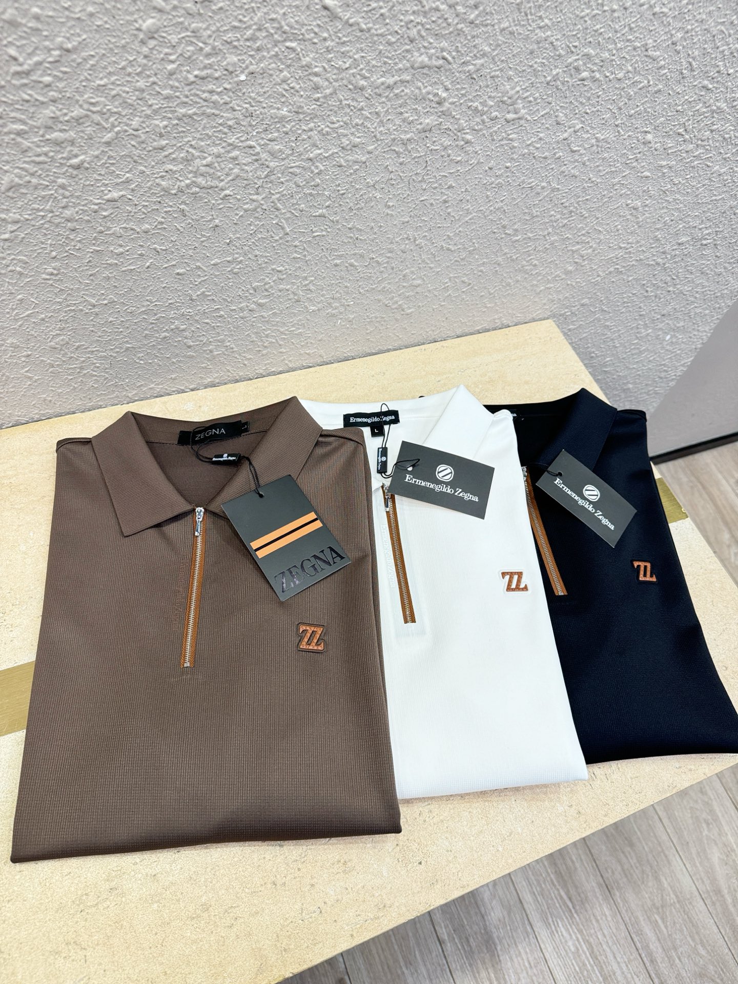 Ermenegildo Zeg*a杰*亚 2025秋冬新品，官网同步 经典大气百搭Polo领长袖T恤，顶