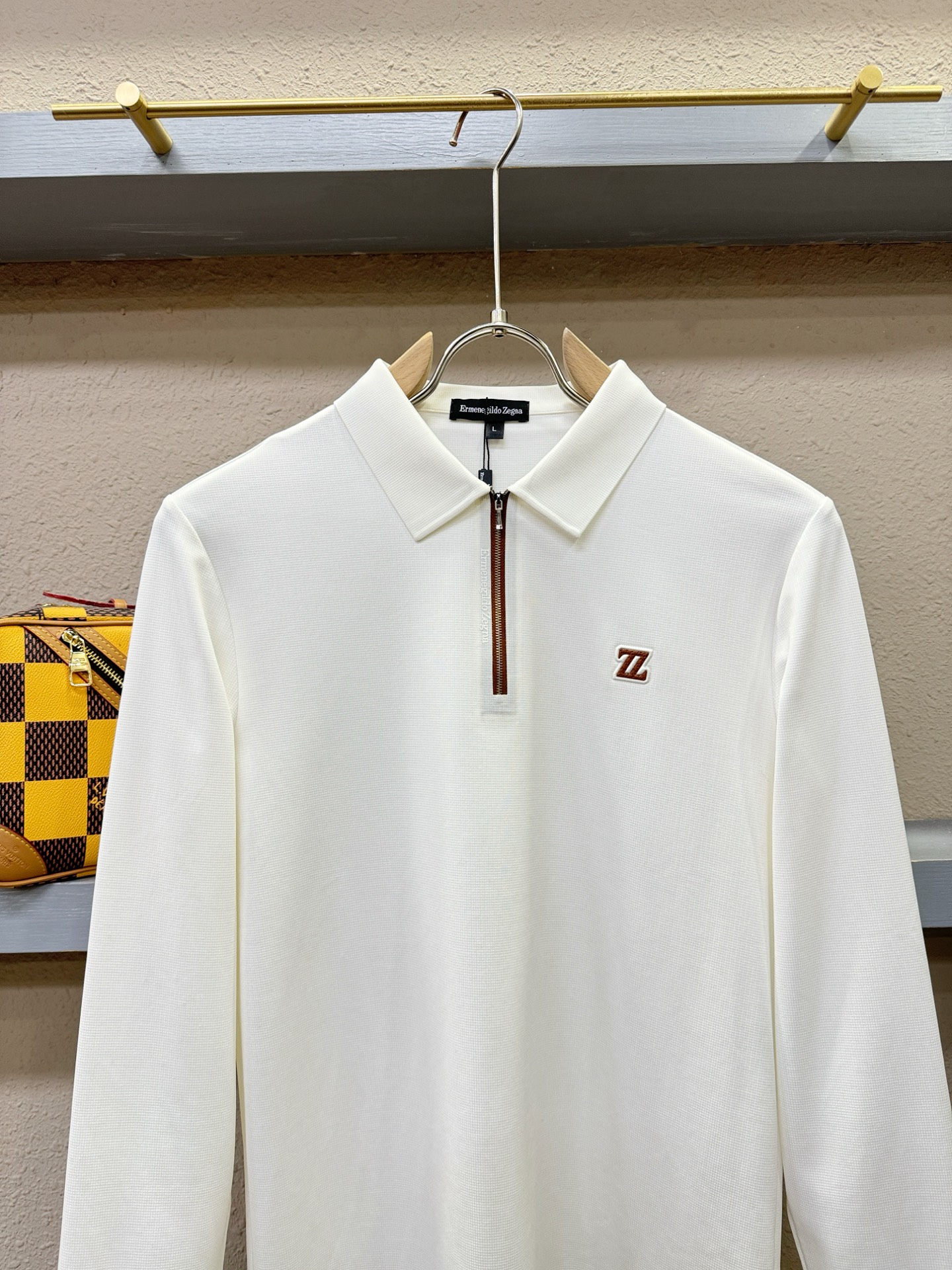 Ermenegildo Zeg*a杰*亚 2025秋冬新品，官网同步 经典大气百搭Polo领长袖T恤，顶