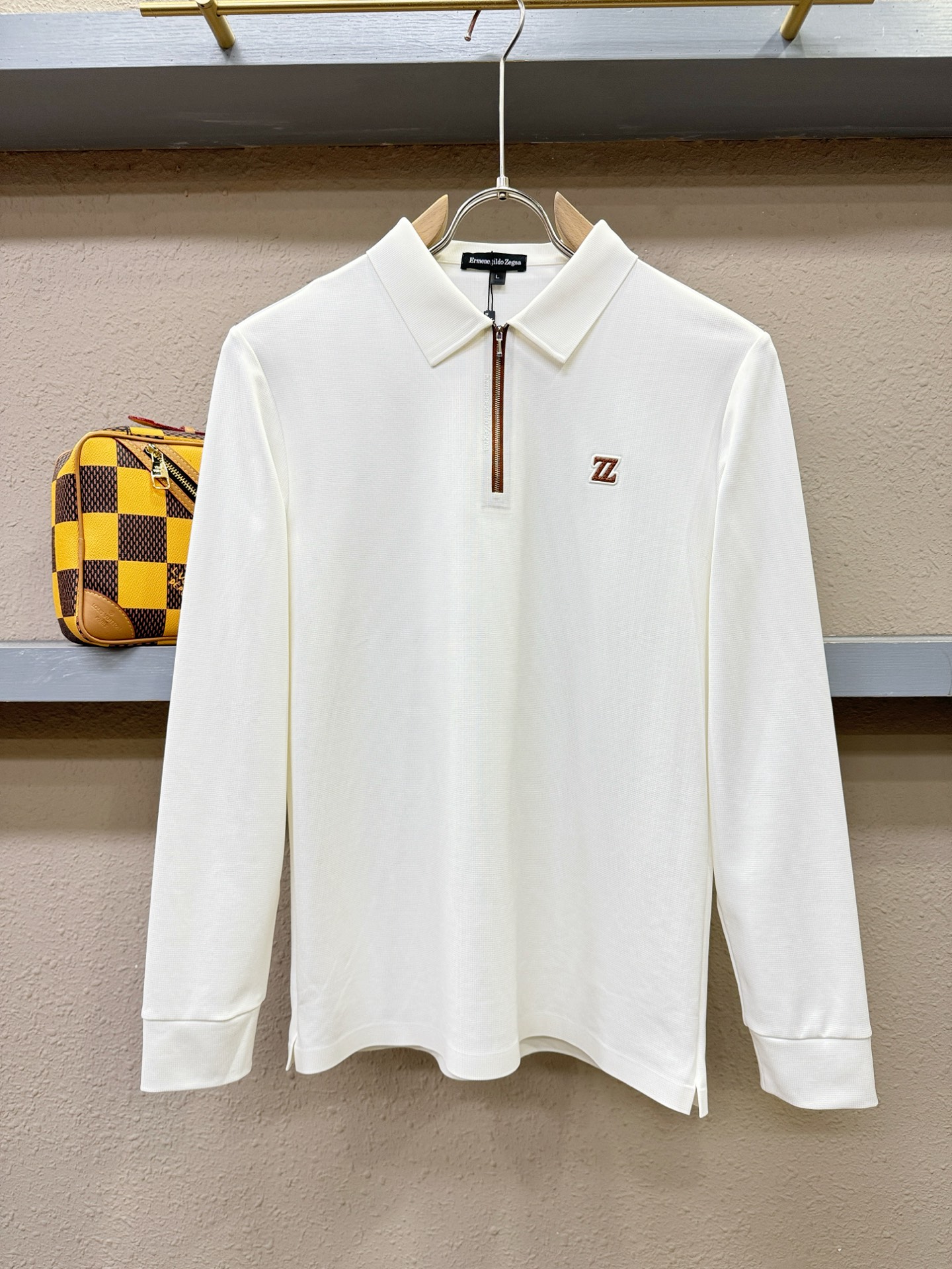 Ermenegildo Zeg*a杰*亚 2025秋冬新品，官网同步 经典大气百搭Polo领长袖T恤，顶