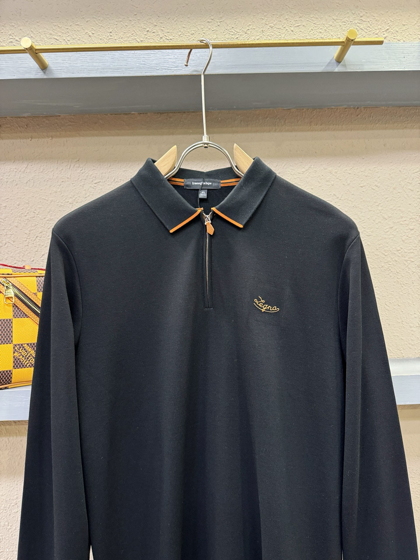 Loro Piana诺悠翩雅 2025秋季新品，官网同步 经典大气百搭Polo领长袖T恤，顶级原版面料，