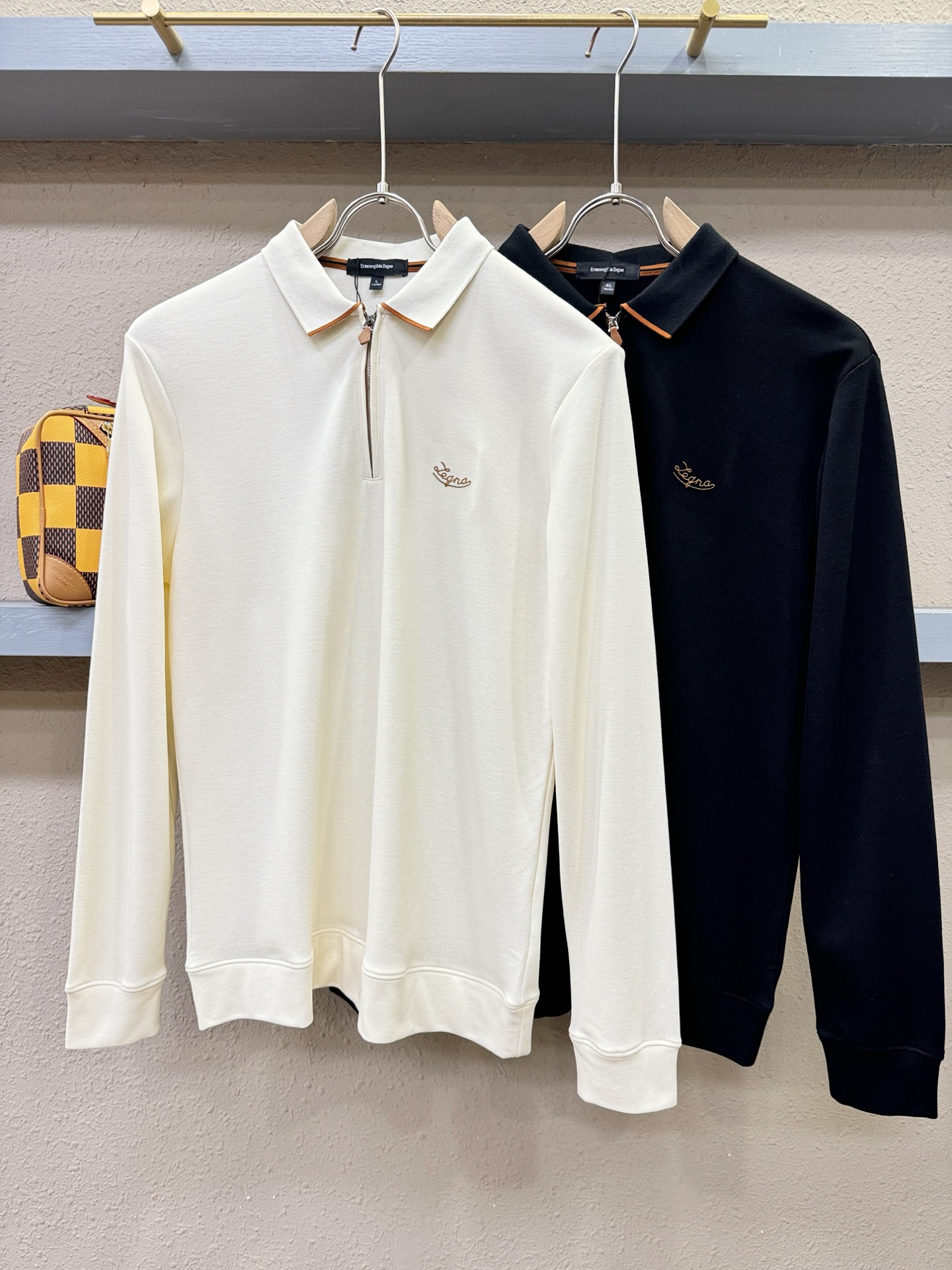 Loro Piana诺悠翩雅 2025秋季新品，官网同步 经典大气百搭Polo领长袖T恤，顶级原版面料，