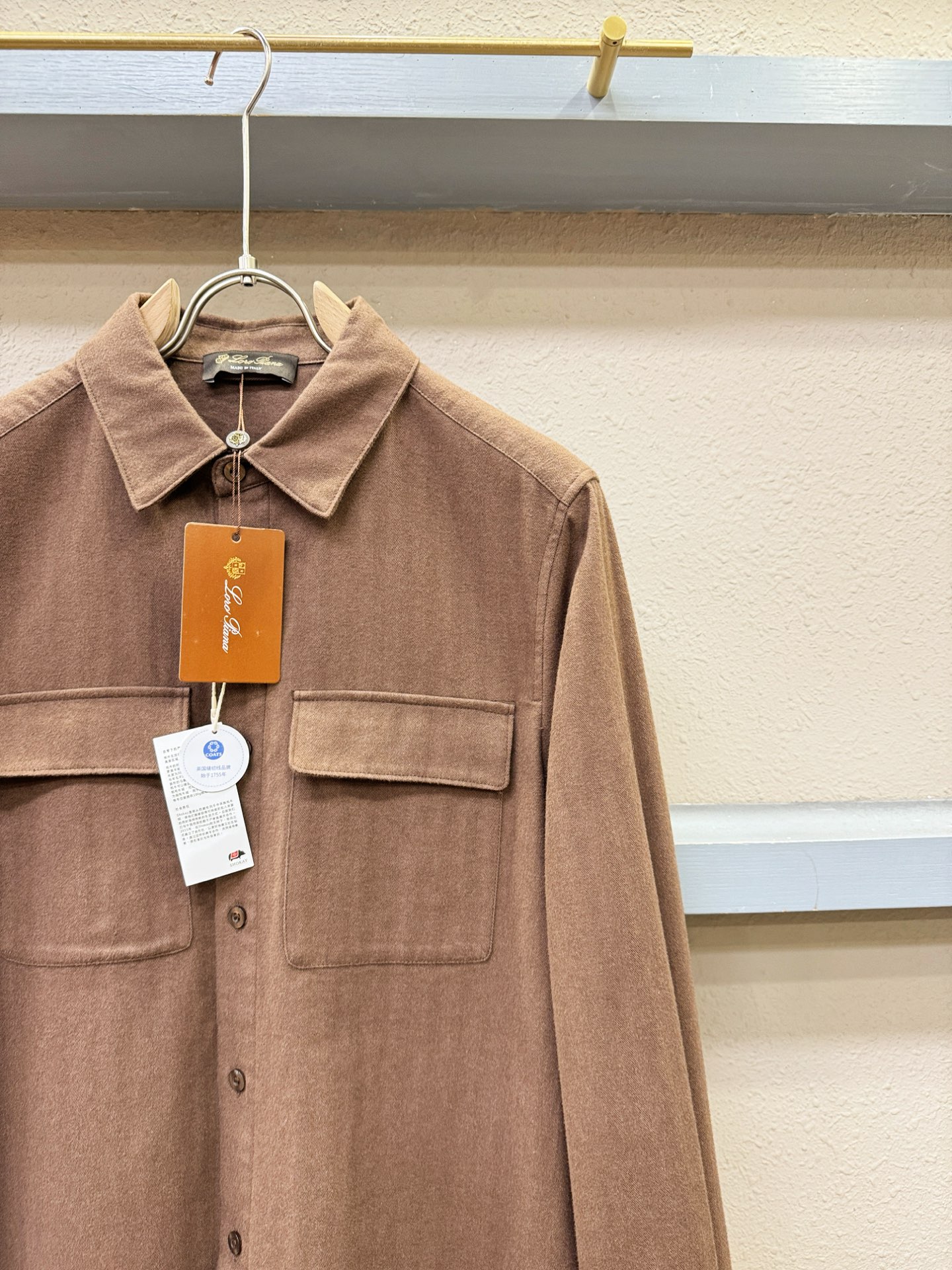 Loro Piana诺悠翩雅 2025新款衬衫，贸易公司渠道稀出，领先官网发售！经典休闲衬衫搭配独特的设