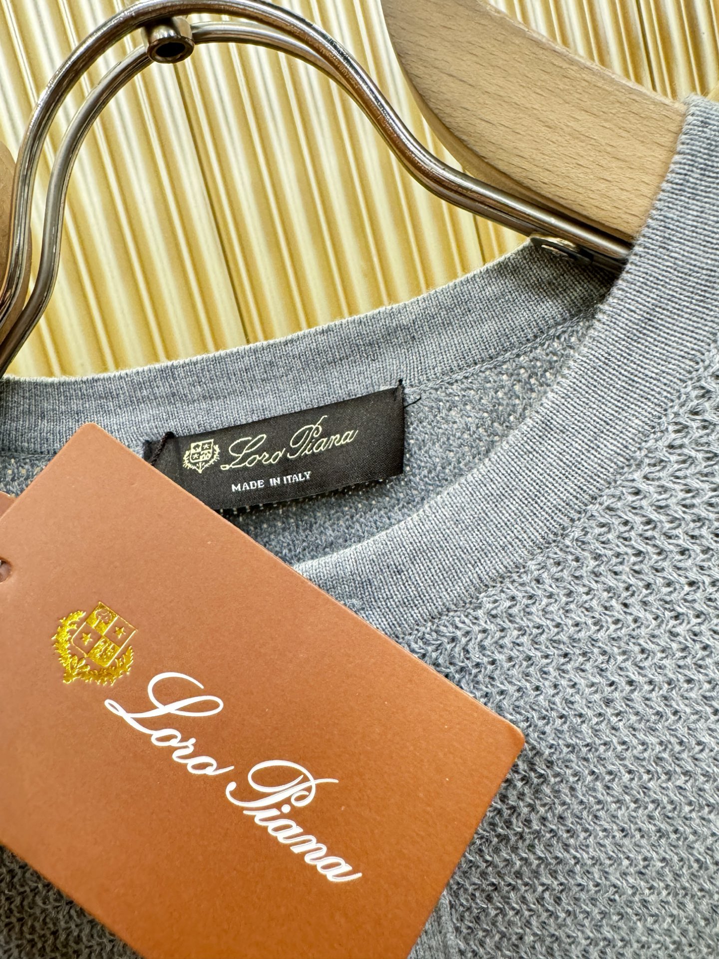 Loro Piana诺悠翩雅 专柜同步 冬季新款羊毛衫（绵羊毛）甄选客供进口绵羊毛材质！面料手感偏厚实，