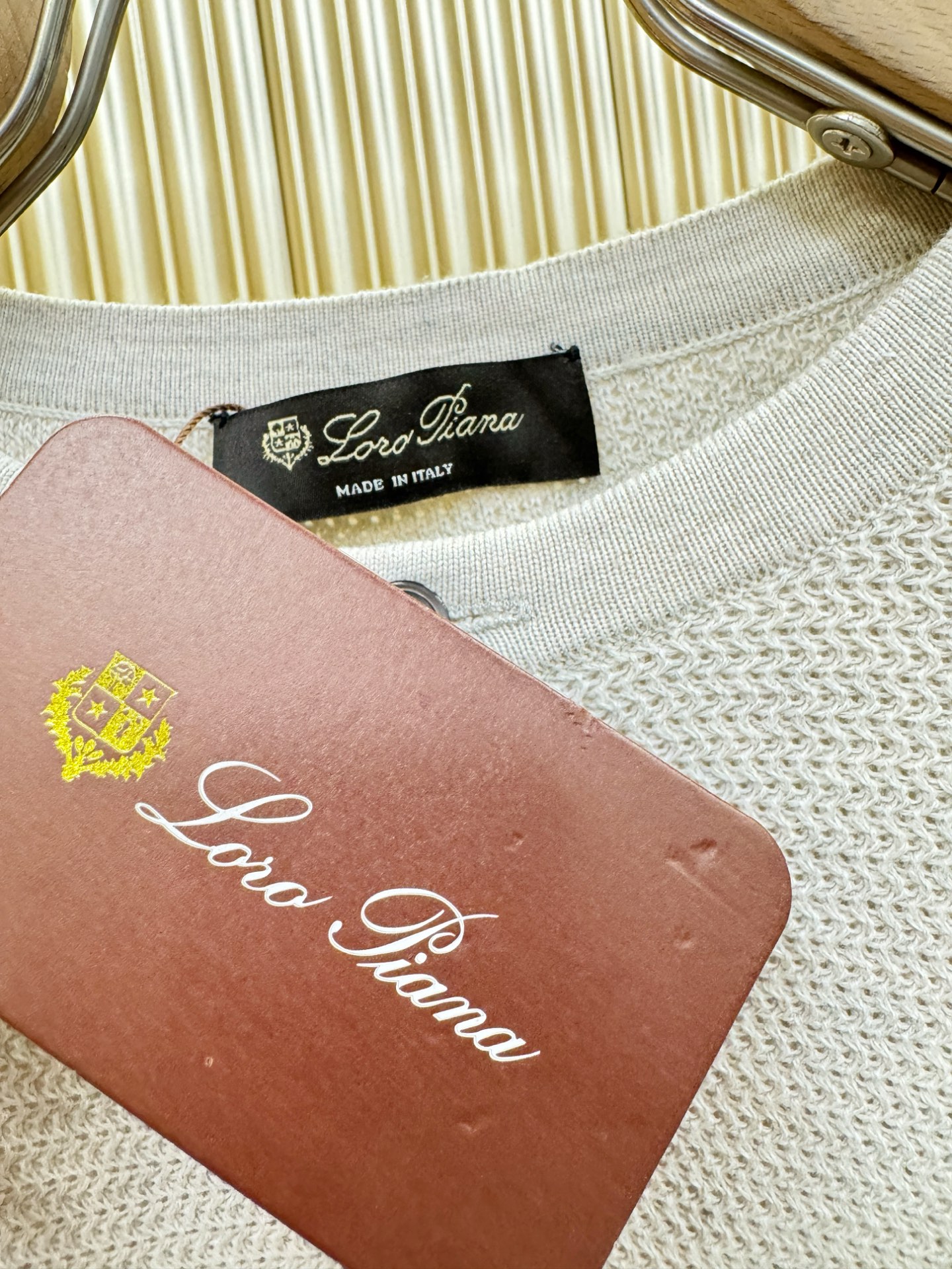 Loro Piana诺悠翩雅 专柜同步 冬季新款羊毛衫（绵羊毛）甄选客供进口绵羊毛材质！面料手感偏厚实，