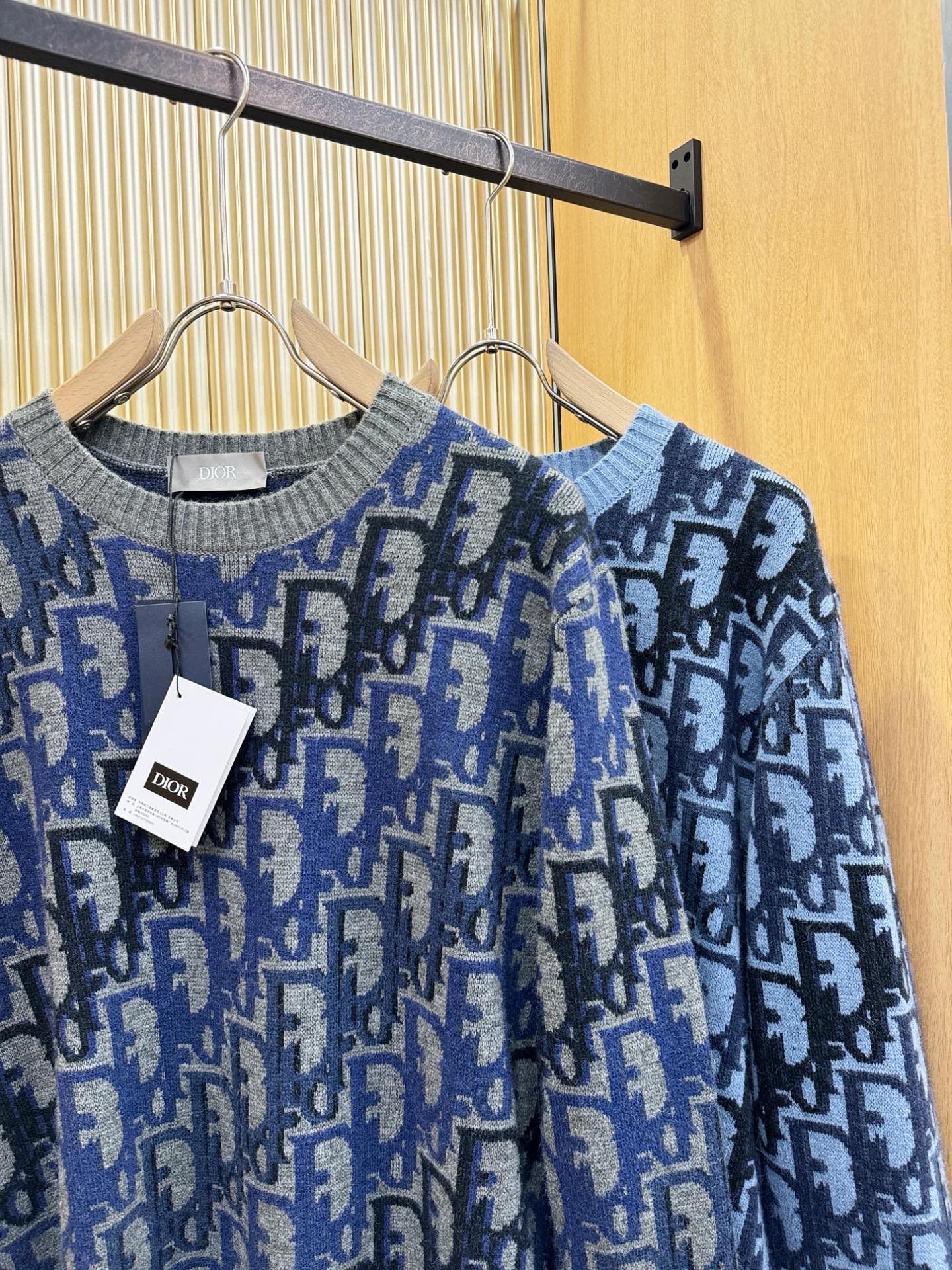 顶级版Dior迪奥 专柜同步 冬季新款羊毛衫（绵羊毛100%）甄选客供进口100％绵羊毛材质！面料手感偏