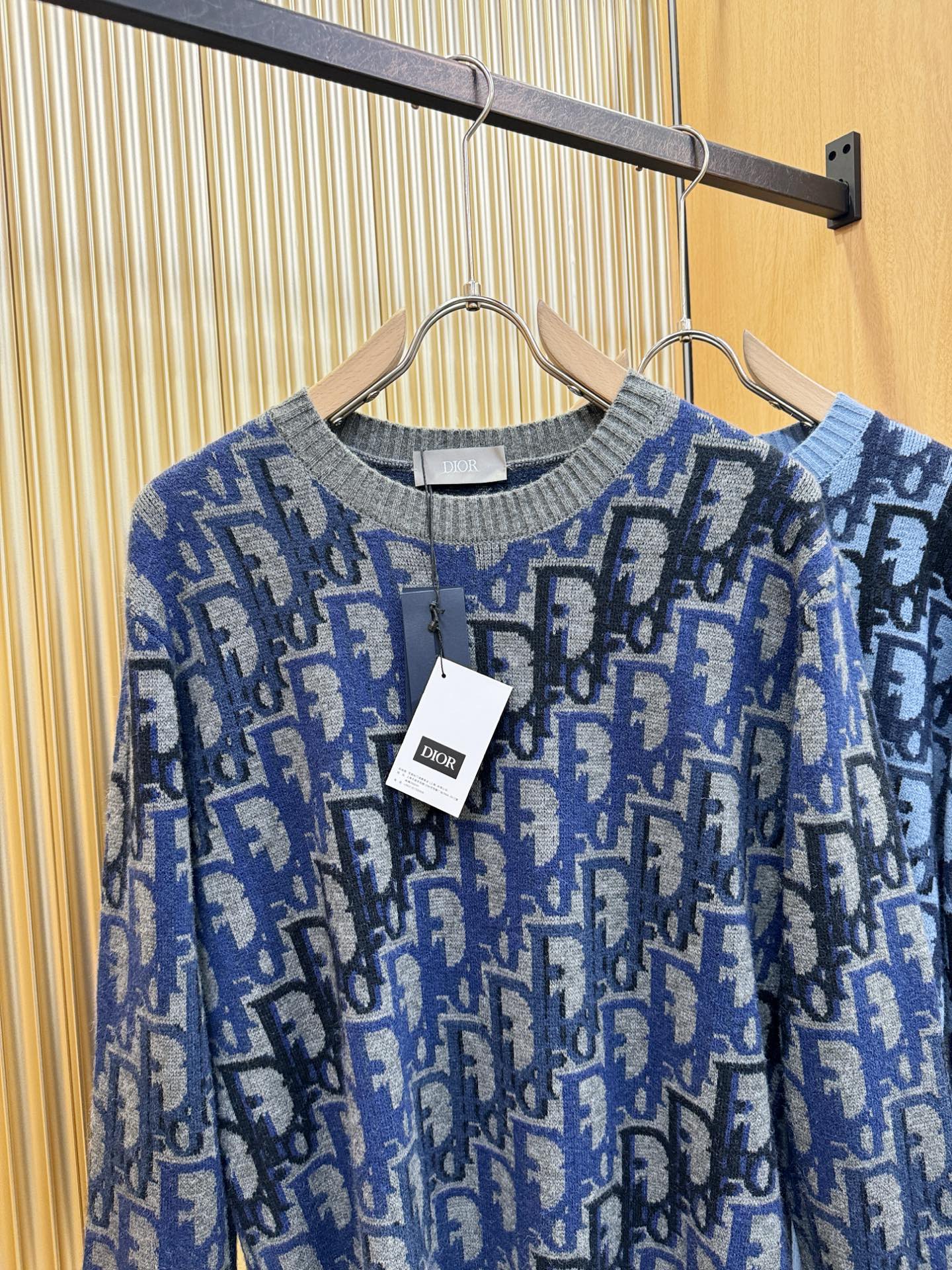 顶级版Dior迪奥 专柜同步 冬季新款羊毛衫（绵羊毛100%）甄选客供进口100％绵羊毛材质！面料手感偏