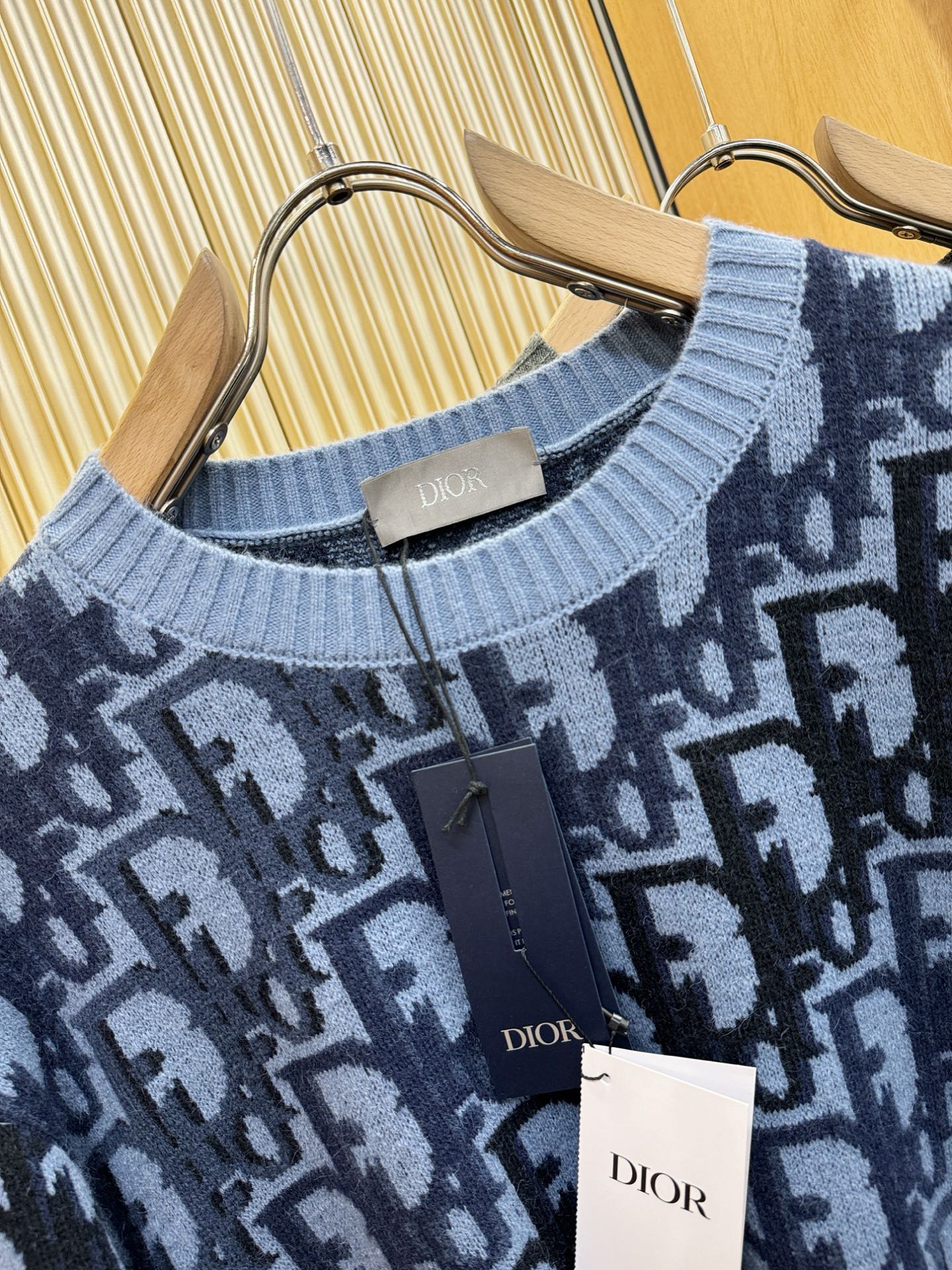 顶级版Dior迪奥 专柜同步 冬季新款羊毛衫（绵羊毛100%）甄选客供进口100％绵羊毛材质！面料手感偏