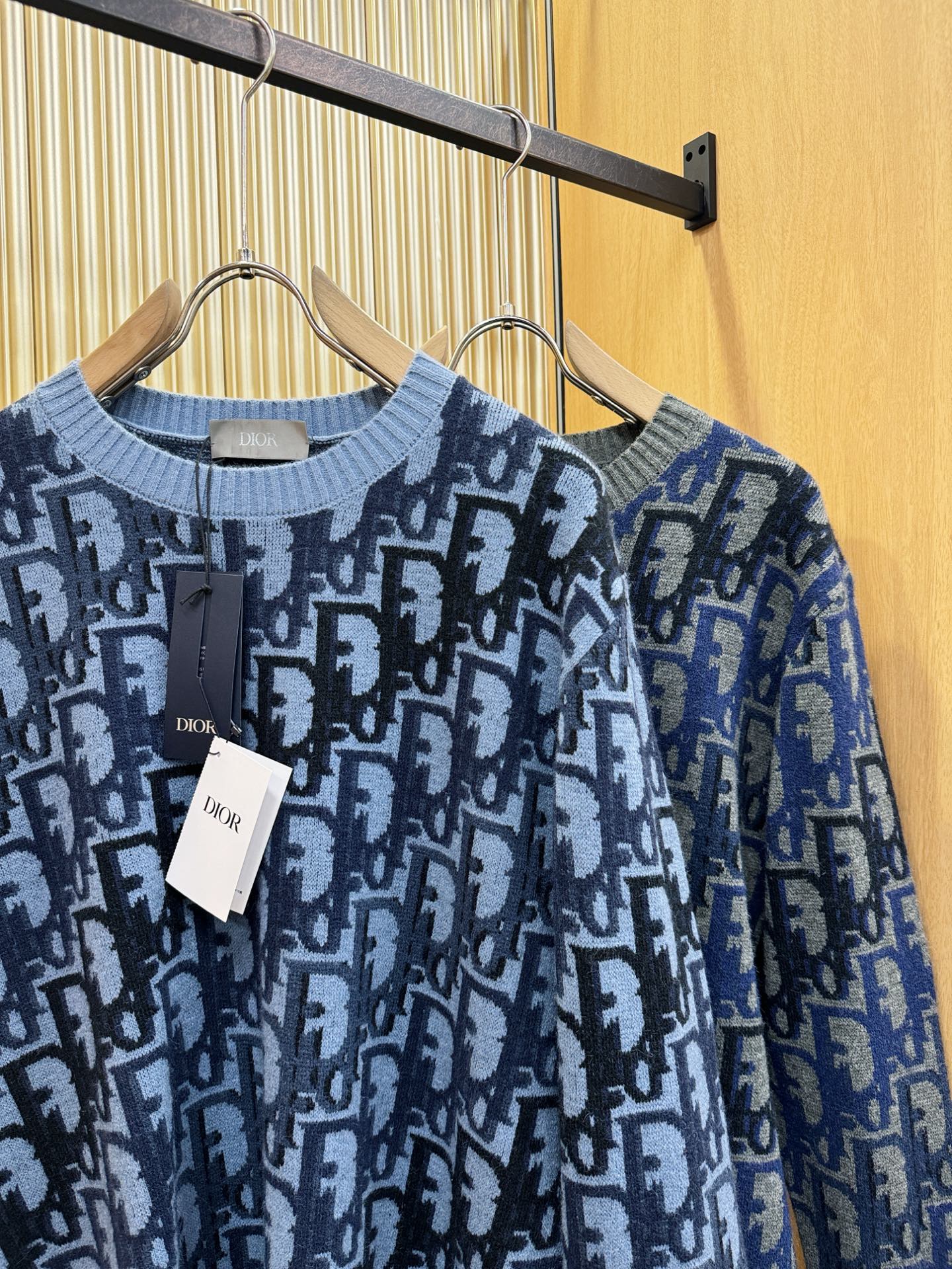 顶级版Dior迪奥 专柜同步 冬季新款羊毛衫（绵羊毛100%）甄选客供进口100％绵羊毛材质！面料手感偏