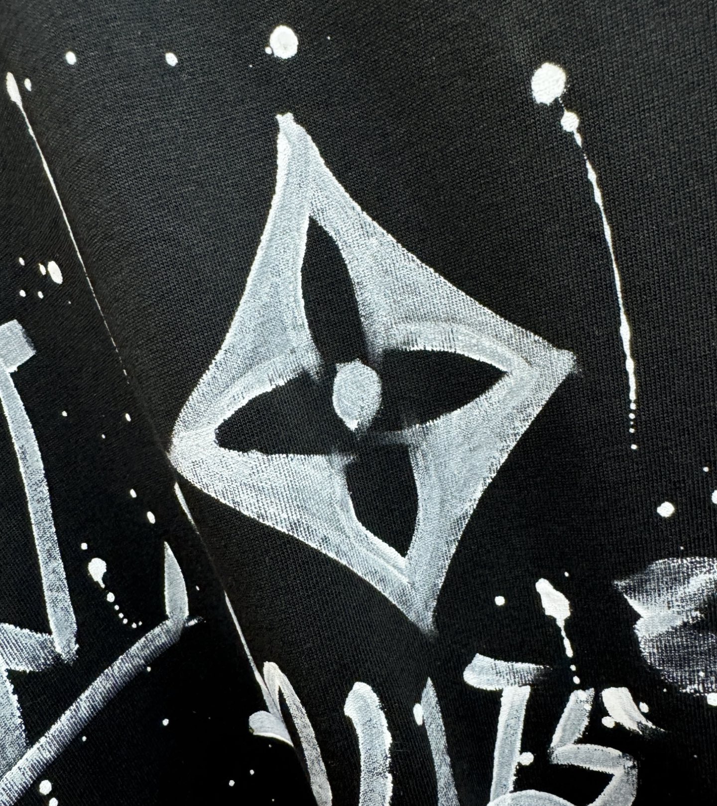 LV路易威登 2026新款短袖T恤！走秀图案时尚休闲短袖T恤衫！设计logo设计！极具设计精选客供面料，