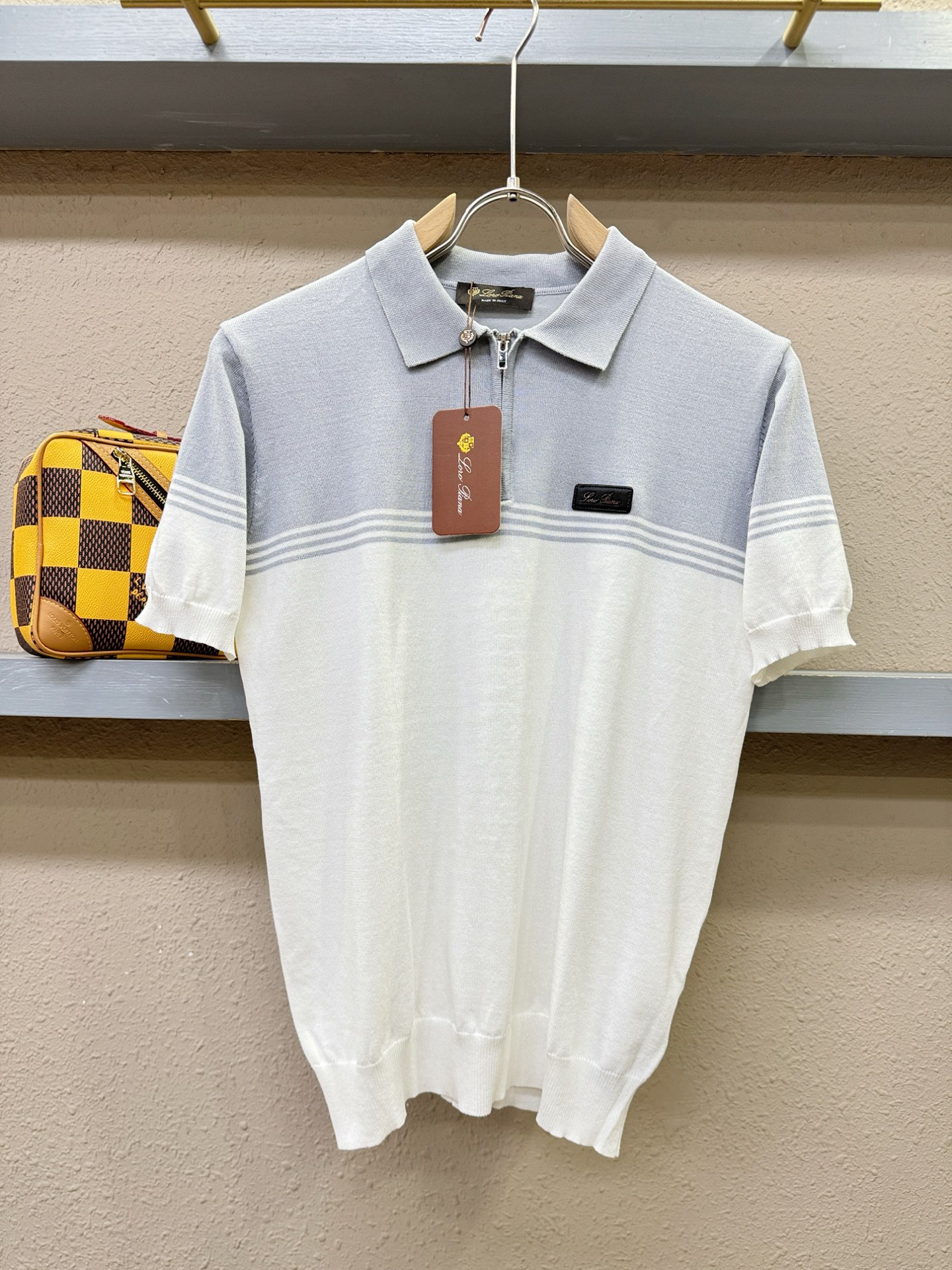 Loro Piana诺悠翩雅 2026春夏新品针织短袖，进口针织面料，手感柔软。顶级进口私货，时尚设计潮