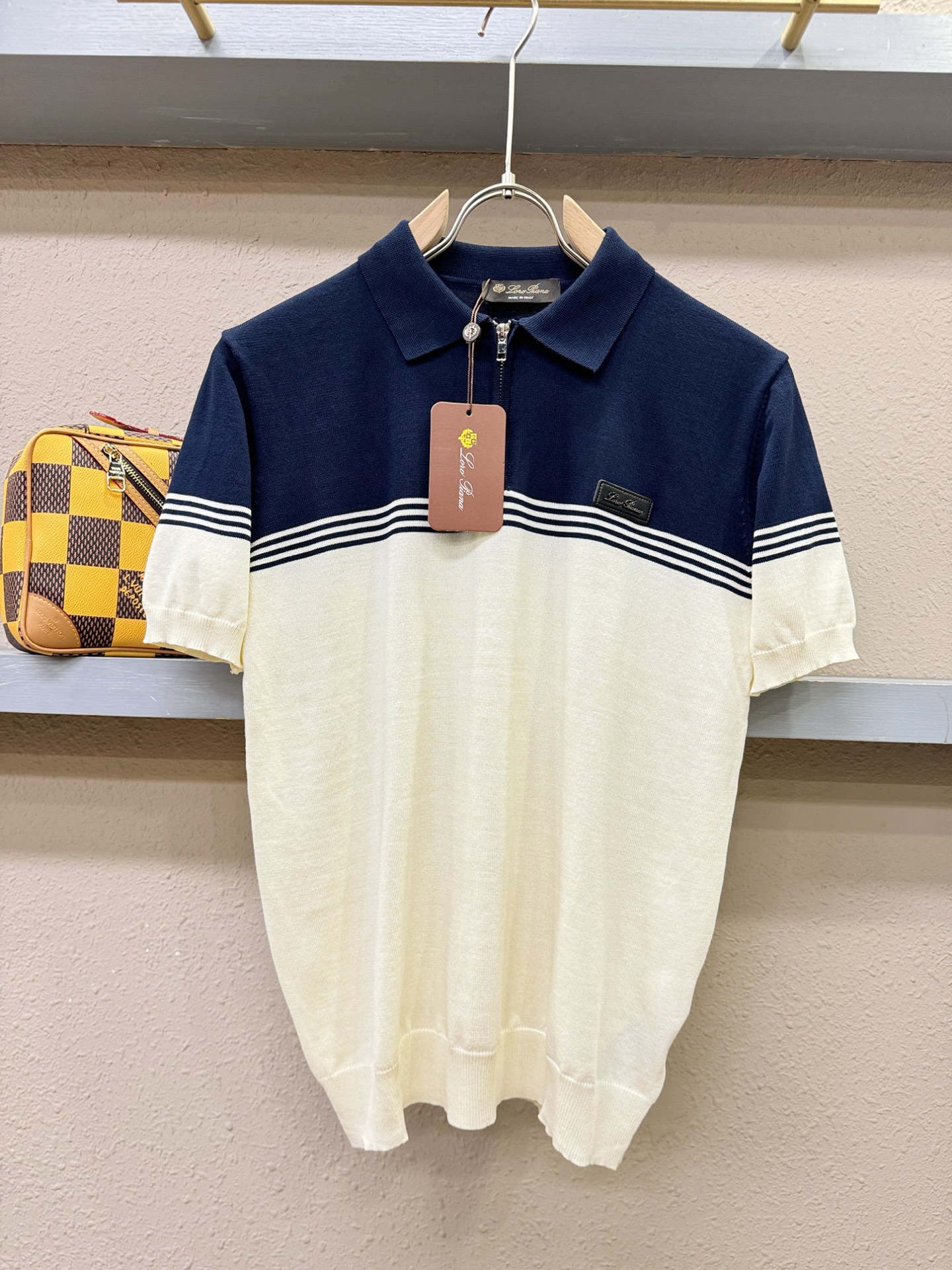 Loro Piana诺悠翩雅 2026春夏新品针织短袖，进口针织面料，手感柔软。顶级进口私货，时尚设计潮