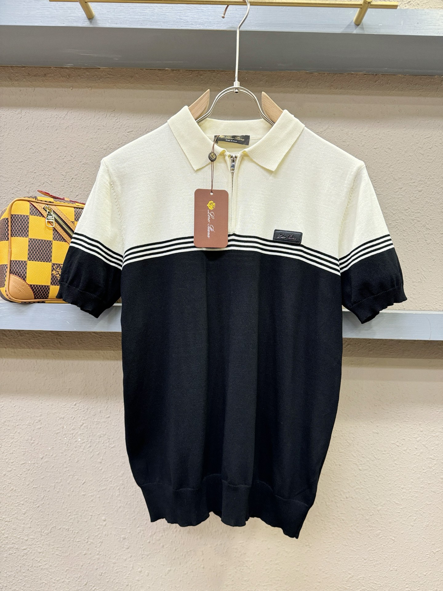 Loro Piana诺悠翩雅 2026春夏新品针织短袖，进口针织面料，手感柔软。顶级进口私货，时尚设计潮