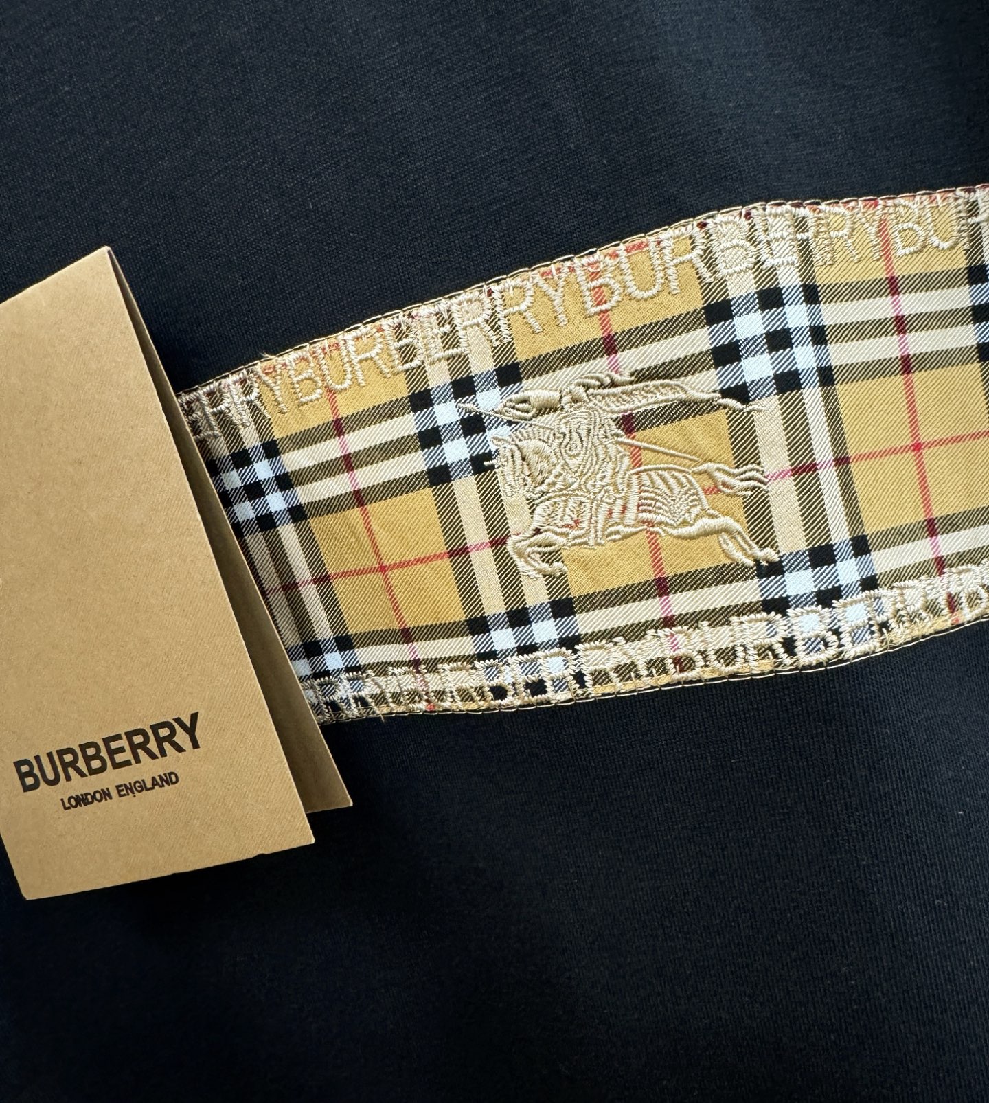 BURBERRY巴宝莉 顶级品质 2026新品短袖！原版定制面料，手感柔软。顶级进口私货，时尚设计潮流短