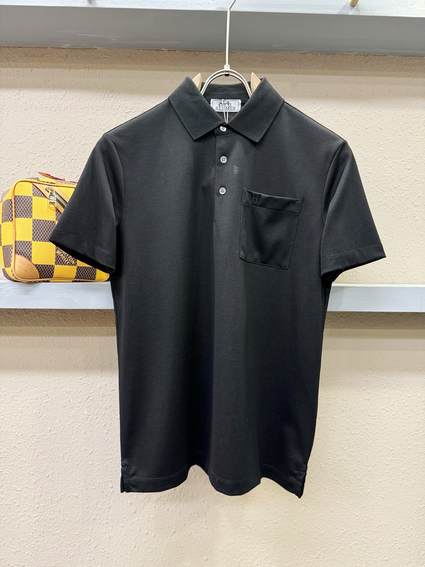 Hermès爱马仕 2026官方新款 专柜同步上市 男士翻领短袖POLO衫，高端主线系列，进口珠地丝光棉
