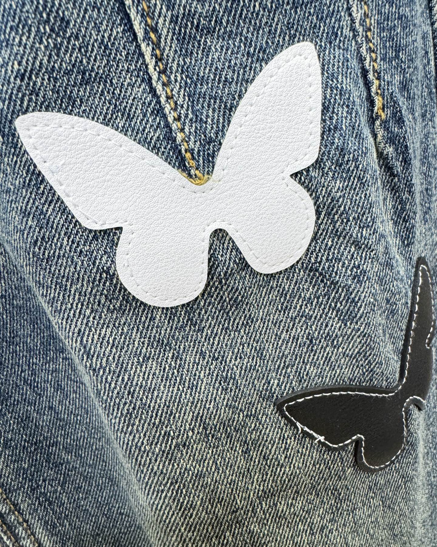 Gucci古奇 专柜新品，原版牛仔裤 原版重工打造，品牌经典LOGO设计，三标齐全！原版五金辅料。专柜定