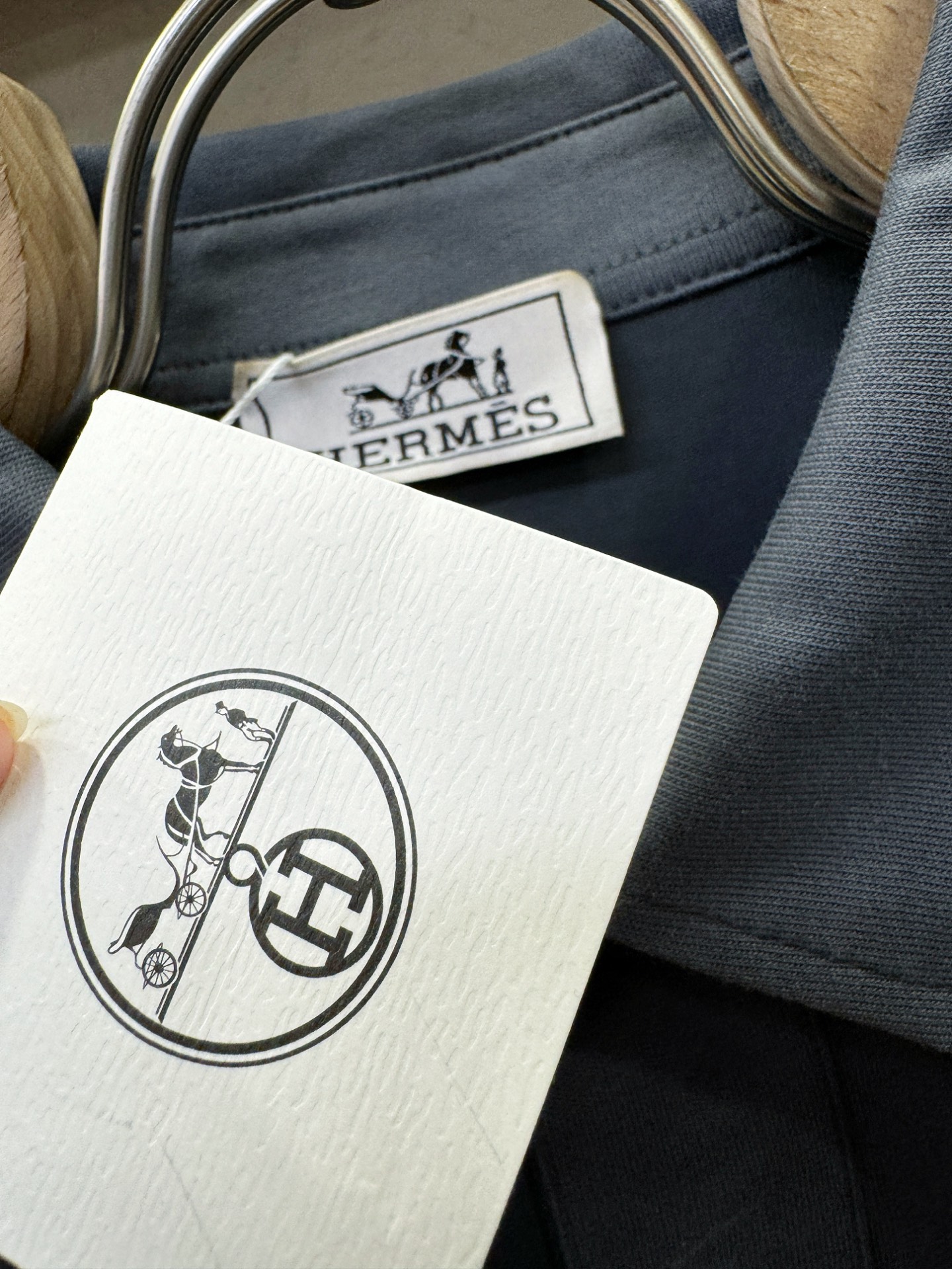 Hermès爱马仕 2026官方新款 专柜同步上市 男士翻领短袖POLO衫，高端主线系列，进口珠地丝光棉