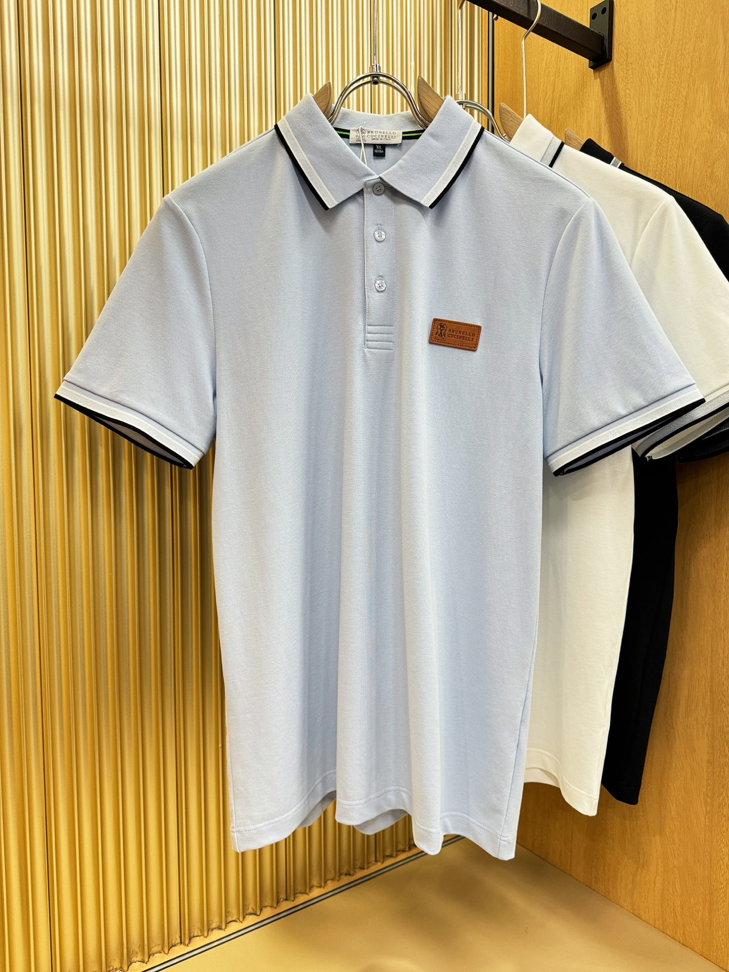 BC布鲁提 2026春夏新款首发专柜最新款翻领短袖，珠地丝光棉面料，高端订制 设计前卫时尚！品牌logo