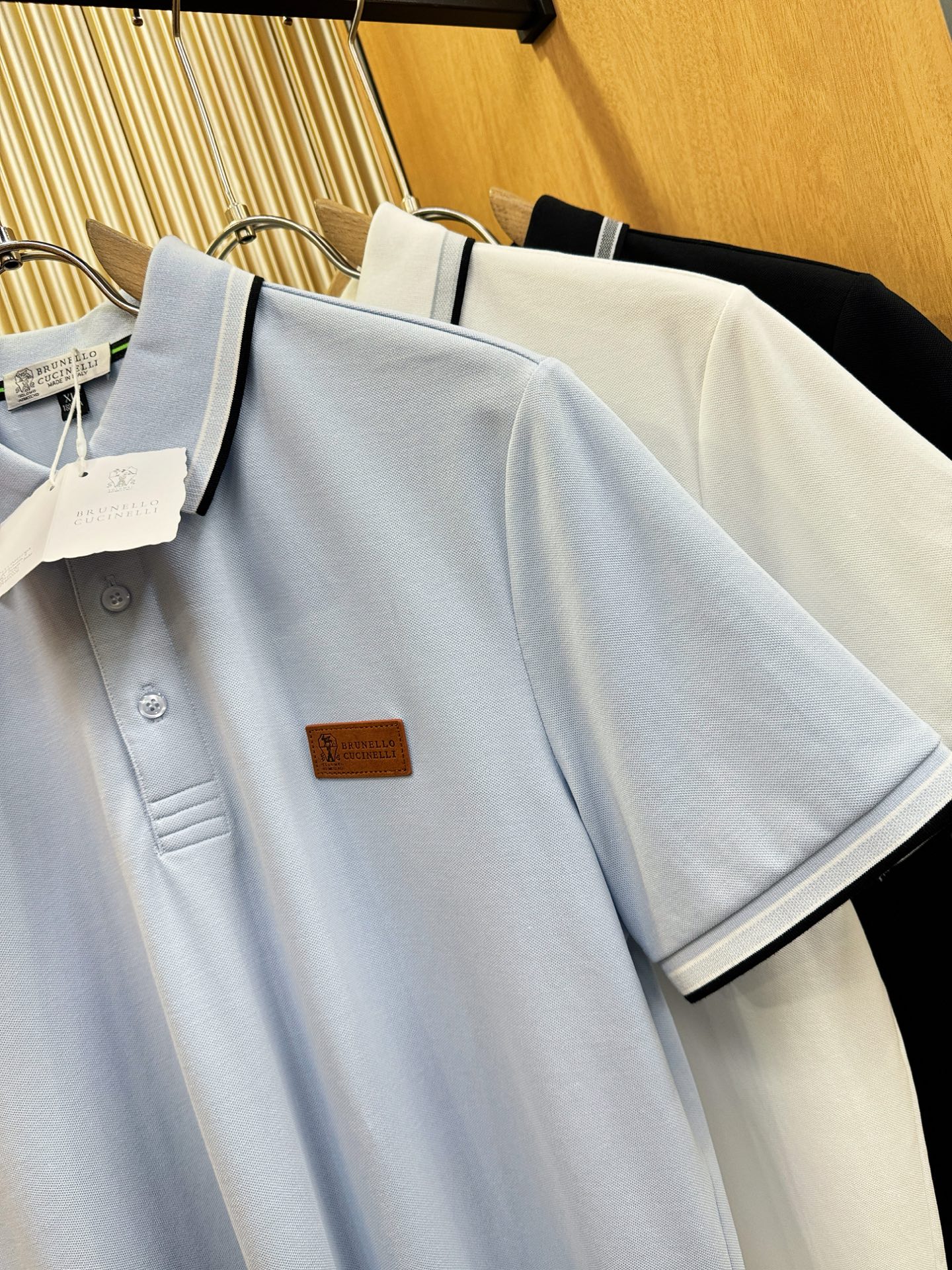 BC布鲁提 2026春夏新款首发专柜最新款翻领短袖，珠地丝光棉面料，高端订制 设计前卫时尚！品牌logo