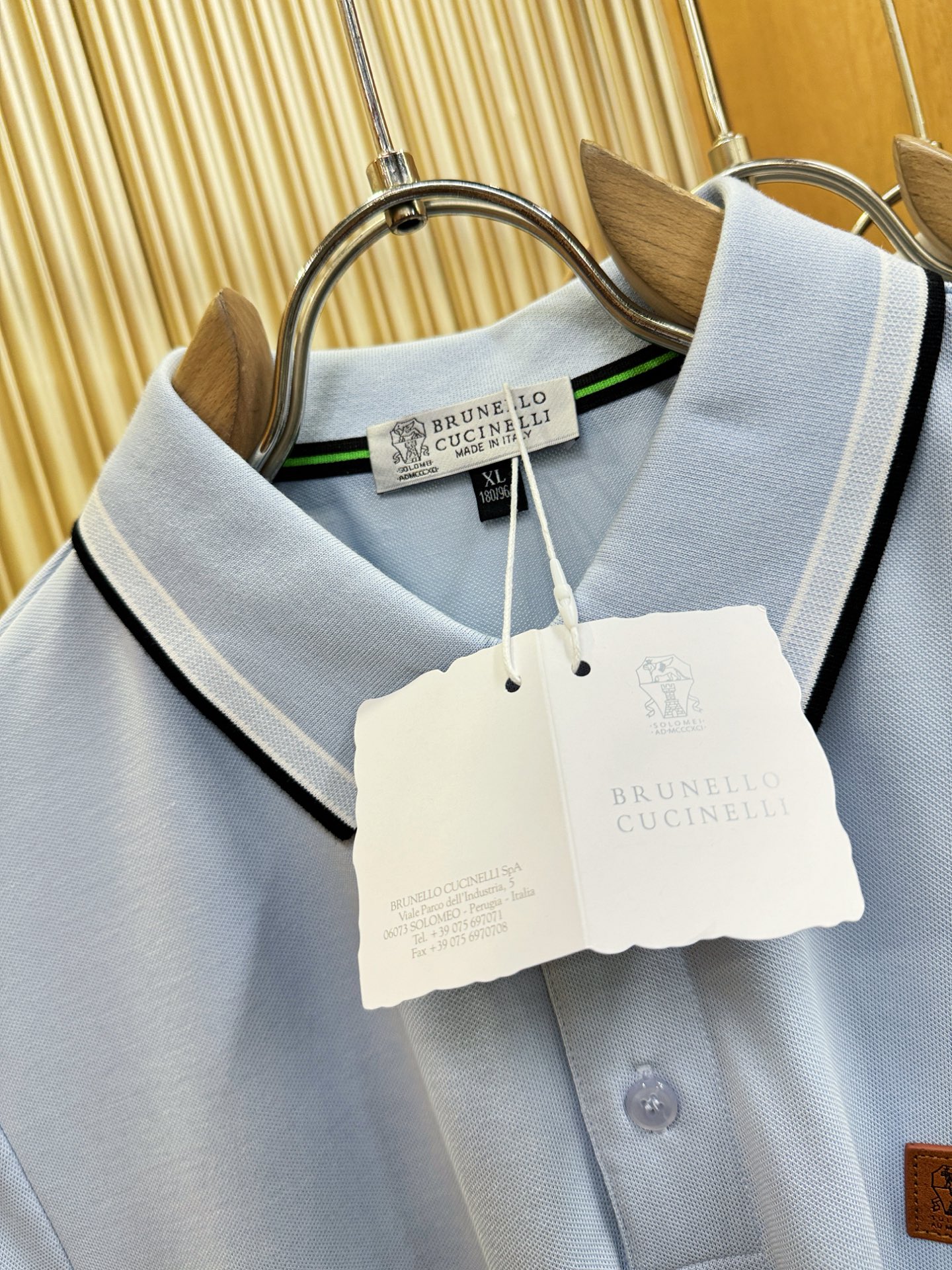 BC布鲁提 2026春夏新款首发专柜最新款翻领短袖，珠地丝光棉面料，高端订制 设计前卫时尚！品牌logo