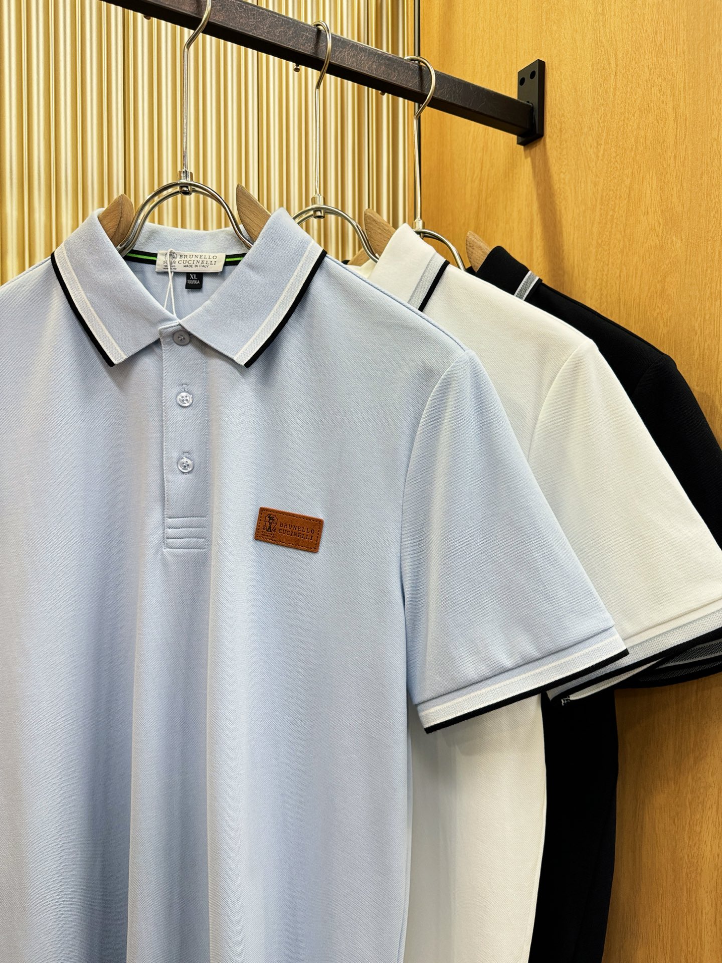 BC布鲁提 2026春夏新款首发专柜最新款翻领短袖，珠地丝光棉面料，高端订制 设计前卫时尚！品牌logo