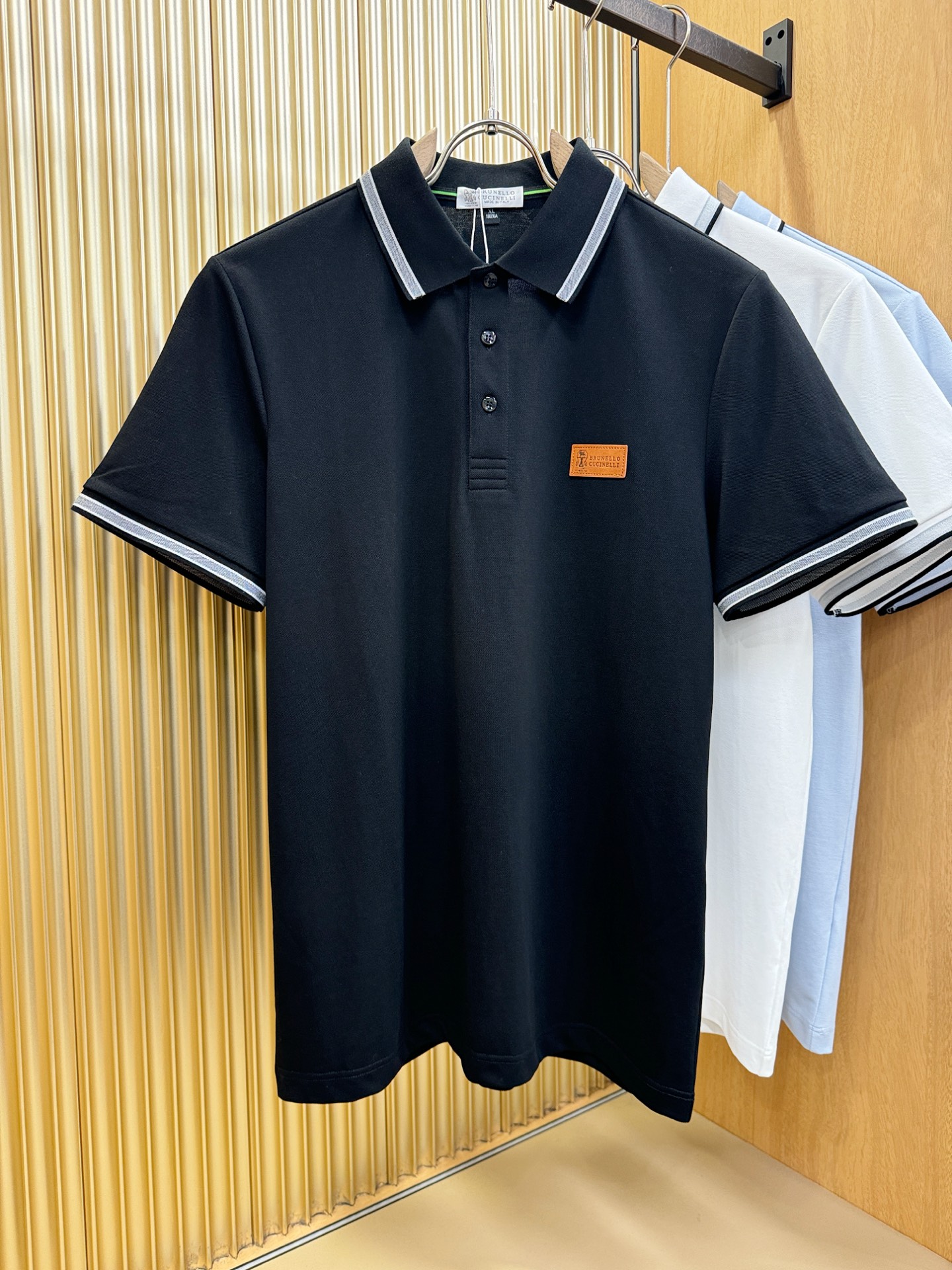 BC布鲁提 2026春夏新款首发专柜最新款翻领短袖，珠地丝光棉面料，高端订制 设计前卫时尚！品牌logo