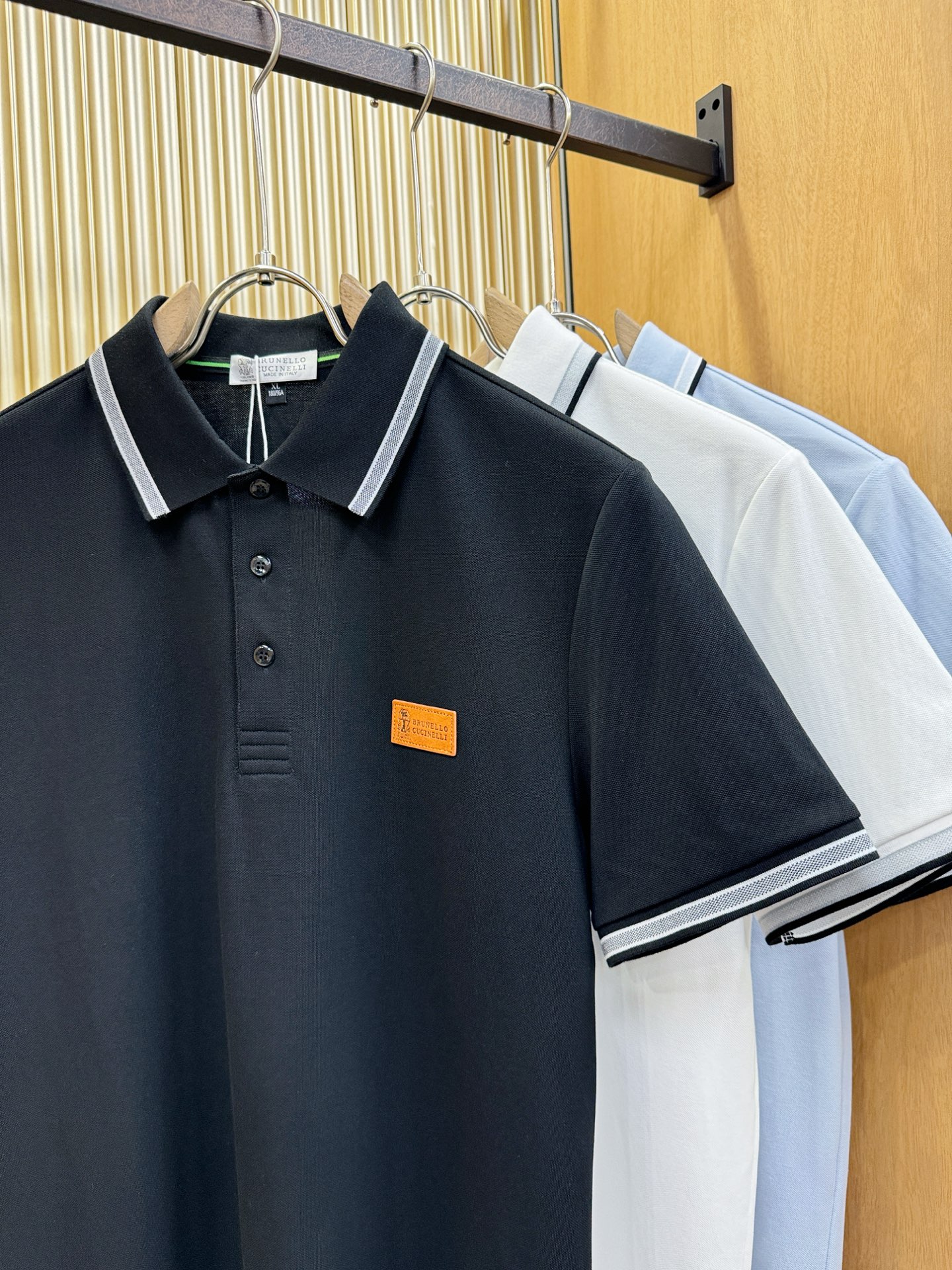 BC布鲁提 2026春夏新款首发专柜最新款翻领短袖，珠地丝光棉面料，高端订制 设计前卫时尚！品牌logo