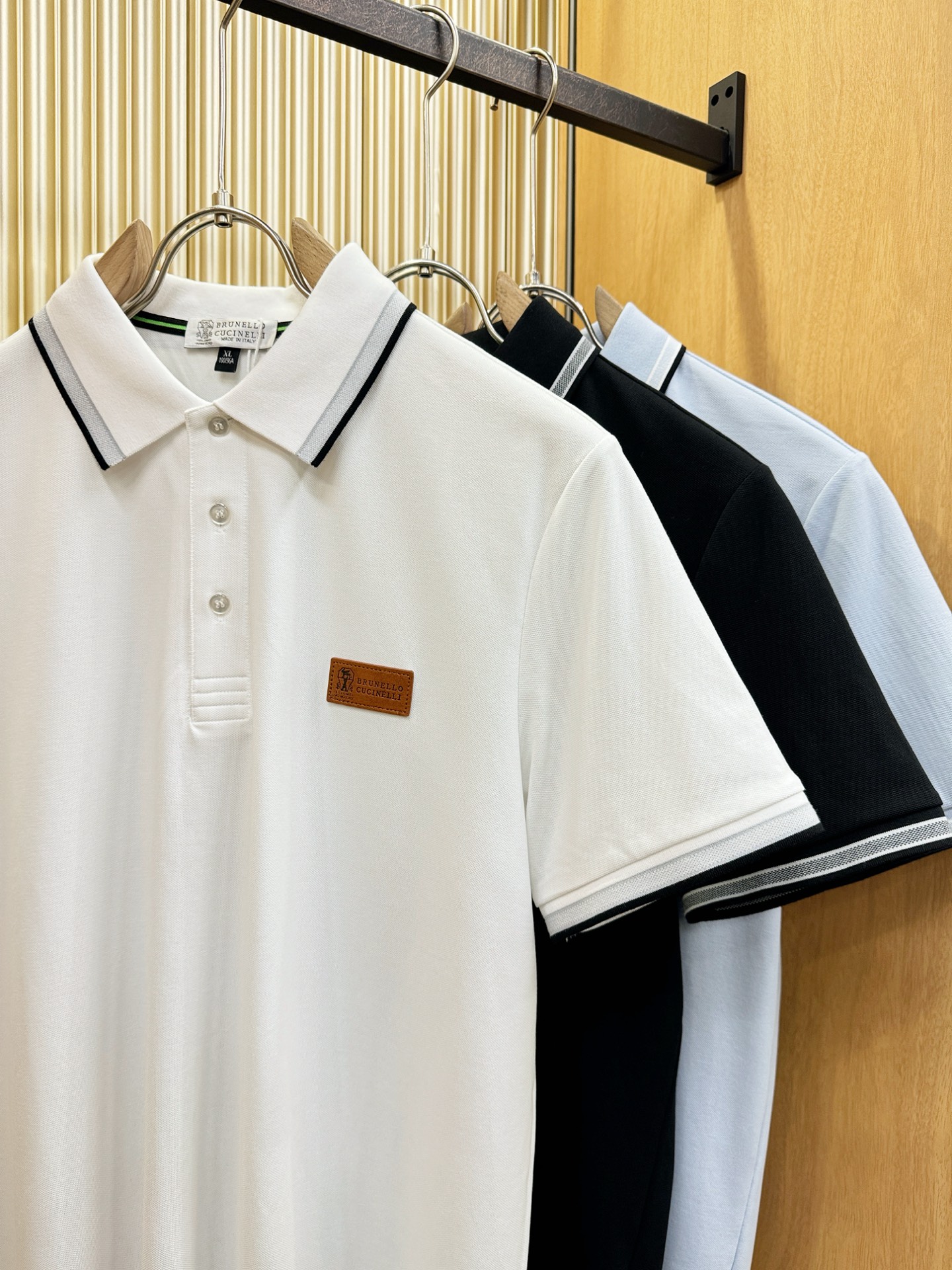 BC布鲁提 2026春夏新款首发专柜最新款翻领短袖，珠地丝光棉面料，高端订制 设计前卫时尚！品牌logo