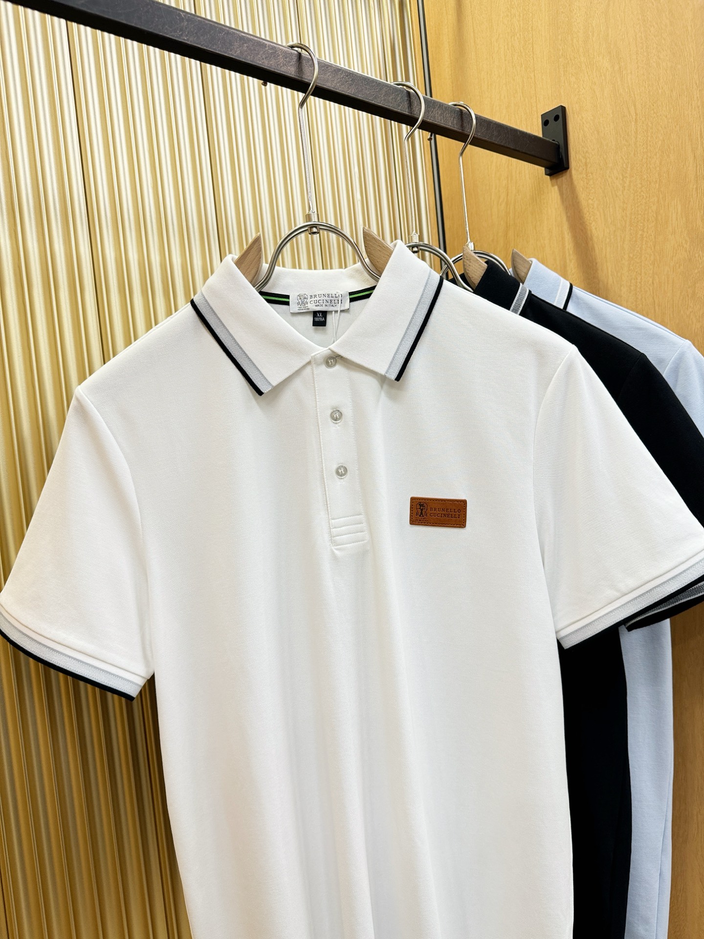 BC布鲁提 2026春夏新款首发专柜最新款翻领短袖，珠地丝光棉面料，高端订制 设计前卫时尚！品牌logo