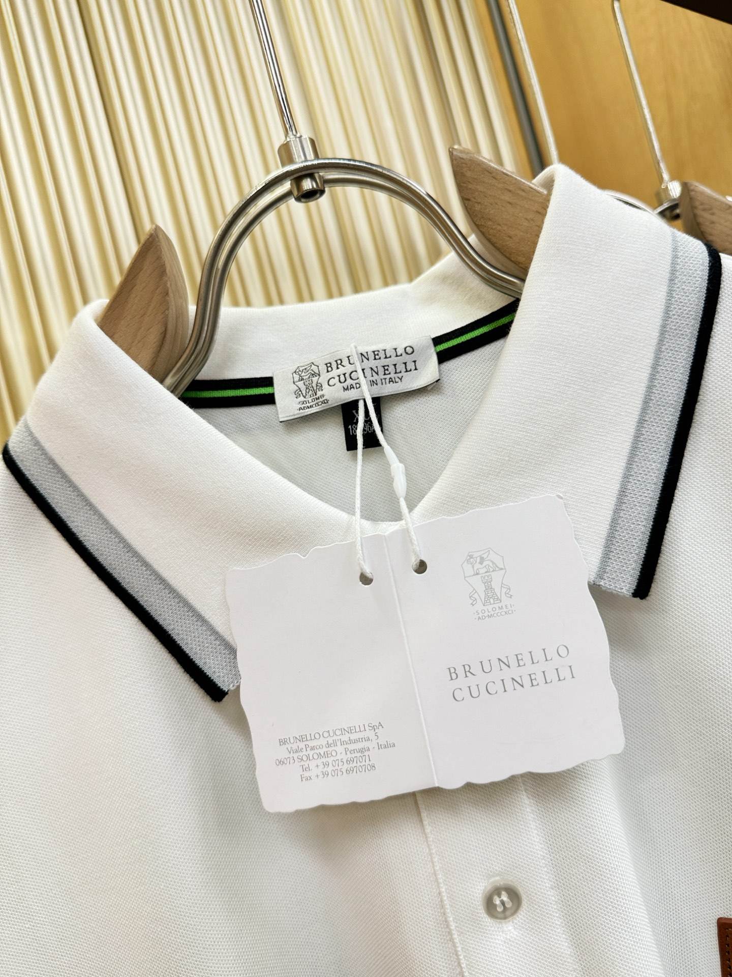 BC布鲁提 2026春夏新款首发专柜最新款翻领短袖，珠地丝光棉面料，高端订制 设计前卫时尚！品牌logo