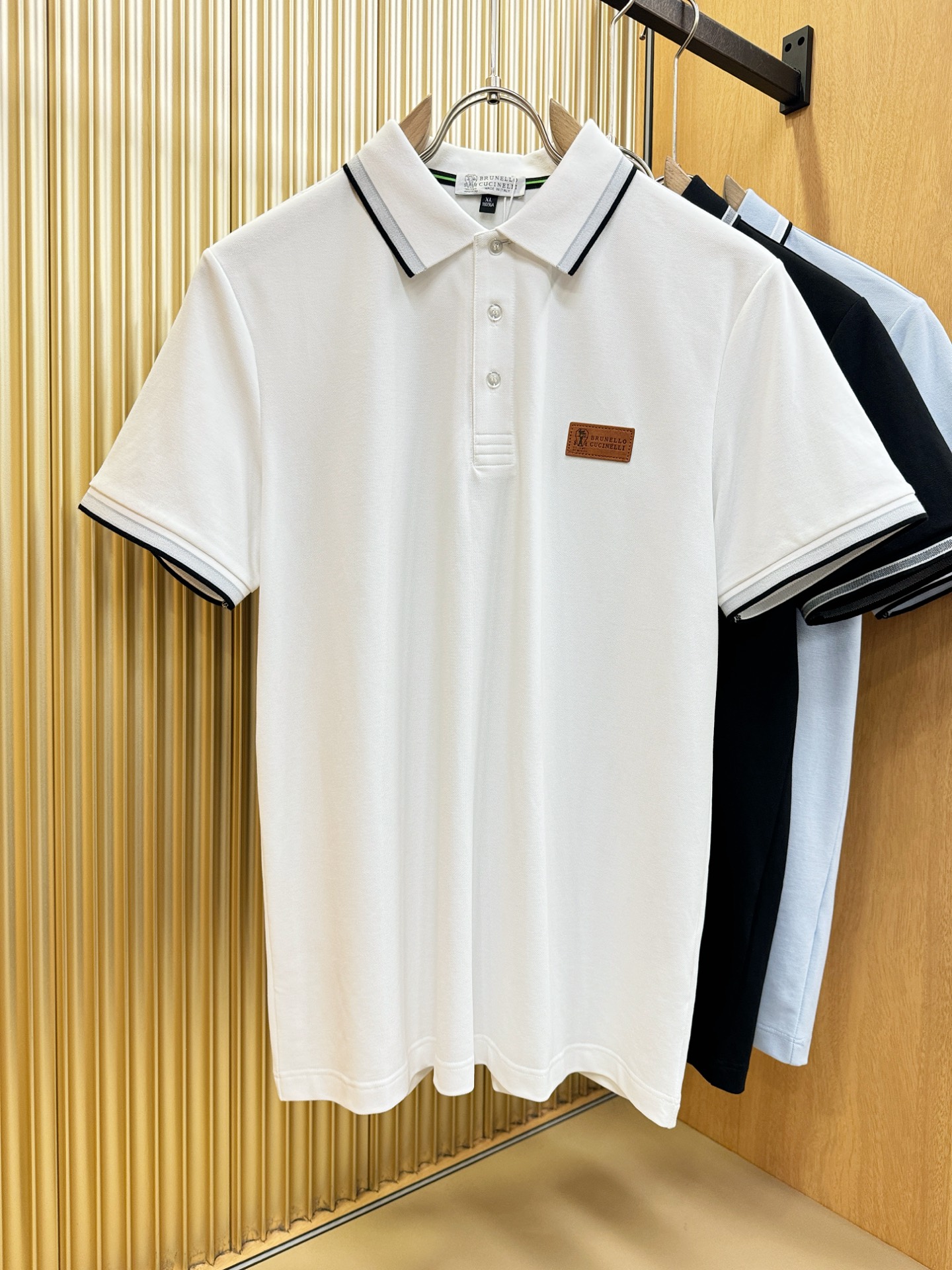 BC布鲁提 2026春夏新款首发专柜最新款翻领短袖，珠地丝光棉面料，高端订制 设计前卫时尚！品牌logo