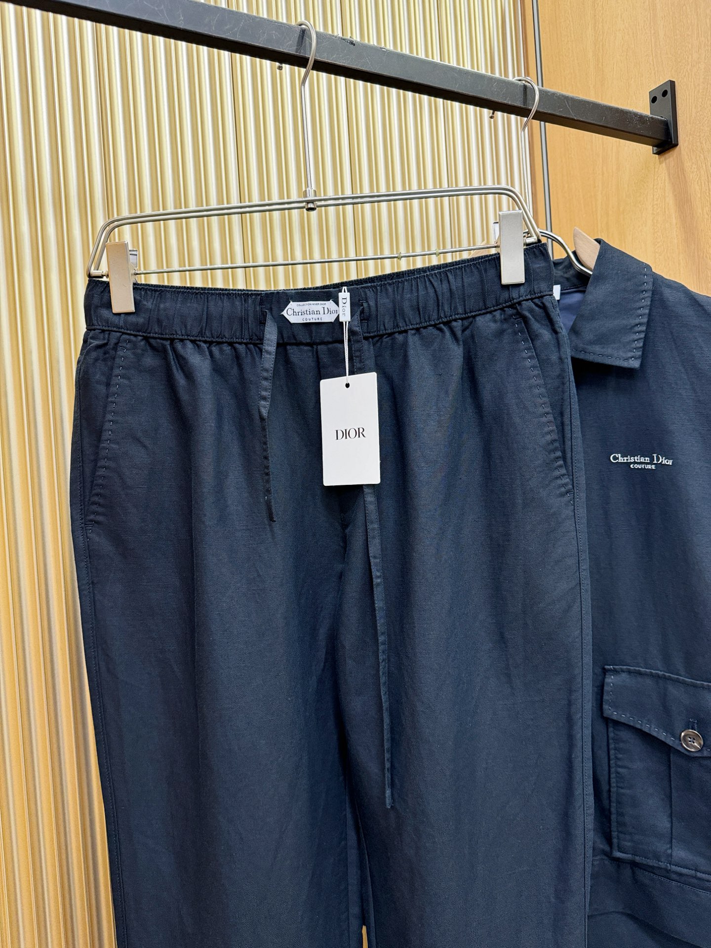 套装 Dior迪奥 2026专柜同款亚麻套装，100%亚麻面料，亚麻外套，足够腔调，亚麻自带的麻结肌理，