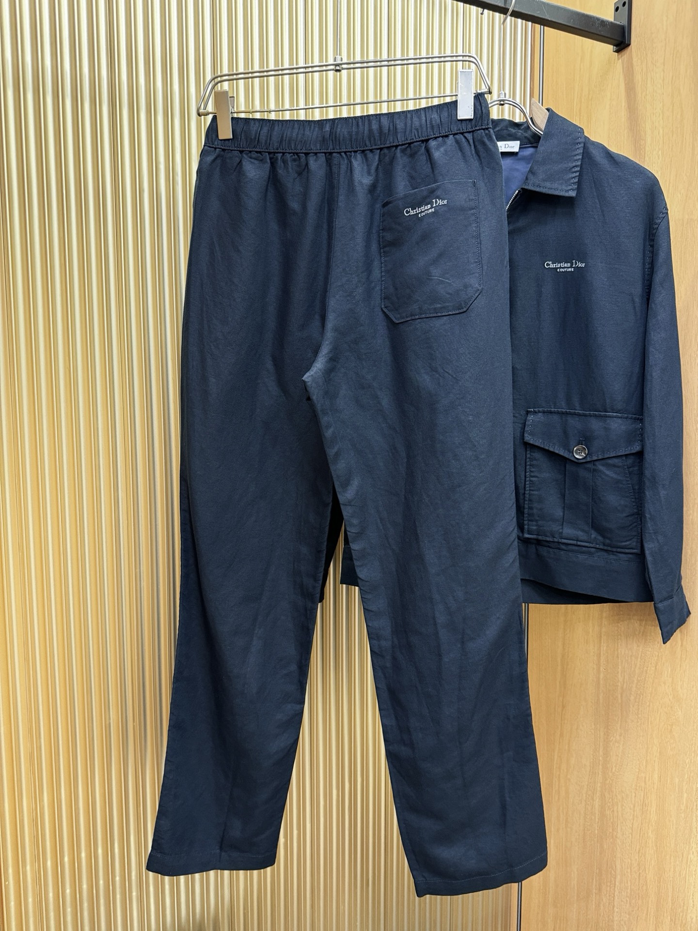 套装 Dior迪奥 2026专柜同款亚麻套装，100%亚麻面料，亚麻外套，足够腔调，亚麻自带的麻结肌理，