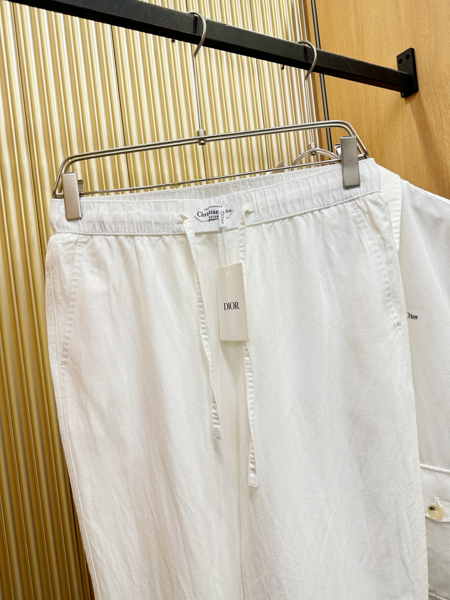 套装 Dior迪奥 2026专柜同款亚麻套装，100%亚麻面料，亚麻外套，足够腔调，亚麻自带的麻结肌理，