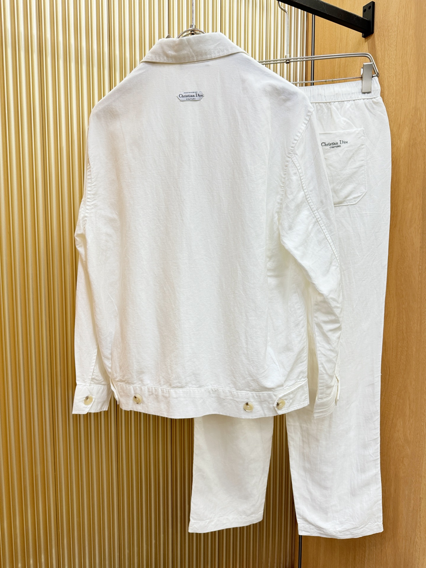 套装 Dior迪奥 2026专柜同款亚麻套装，100%亚麻面料，亚麻外套，足够腔调，亚麻自带的麻结肌理，