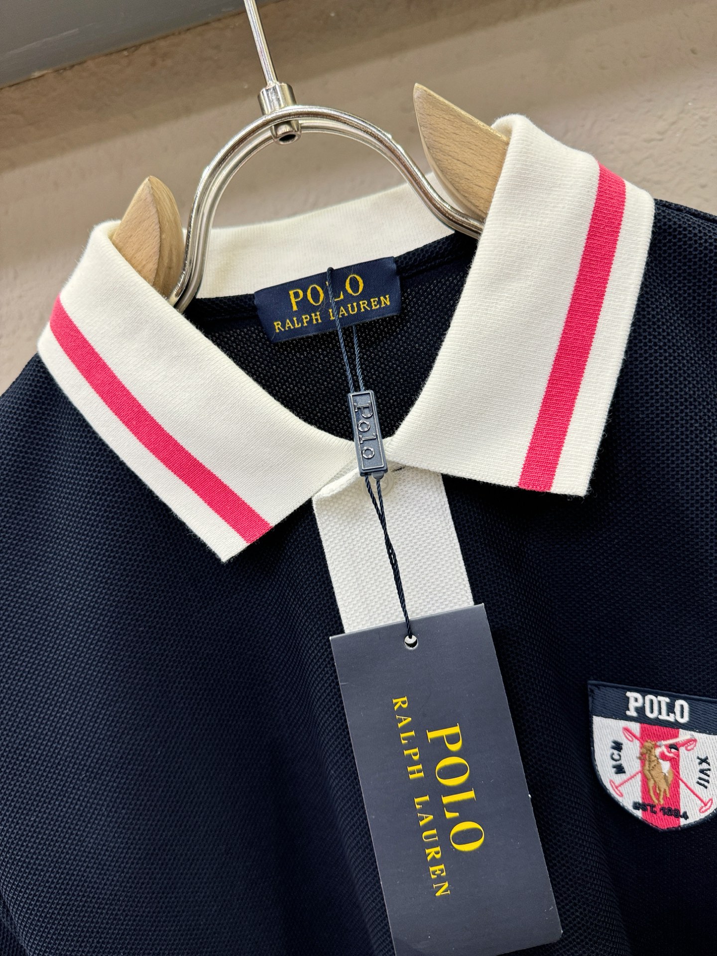 POLO 2026春夏新款首发专柜最新款翻领短袖，100%丝光棉面料，高端订制 设计前卫时尚！品牌log