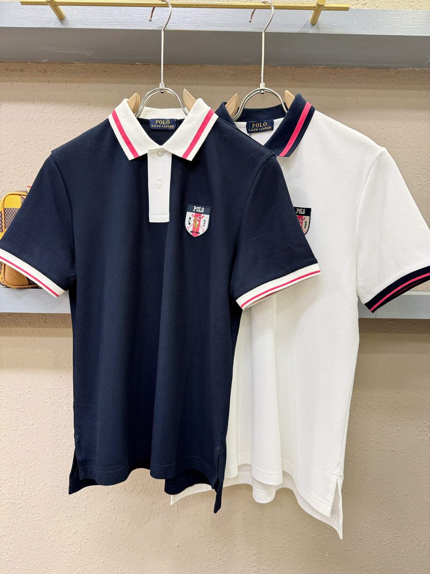 POLO 2026春夏新款首发专柜最新款翻领短袖，100%丝光棉面料，高端订制 设计前卫时尚！品牌log