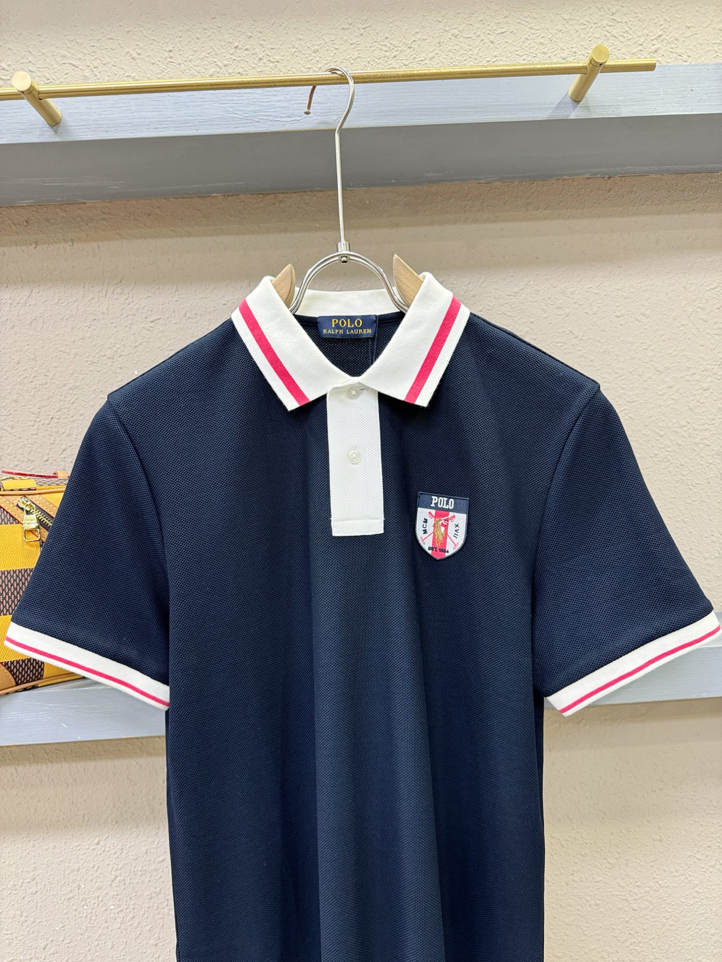 POLO 2026春夏新款首发专柜最新款翻领短袖，100%丝光棉面料，高端订制 设计前卫时尚！品牌log