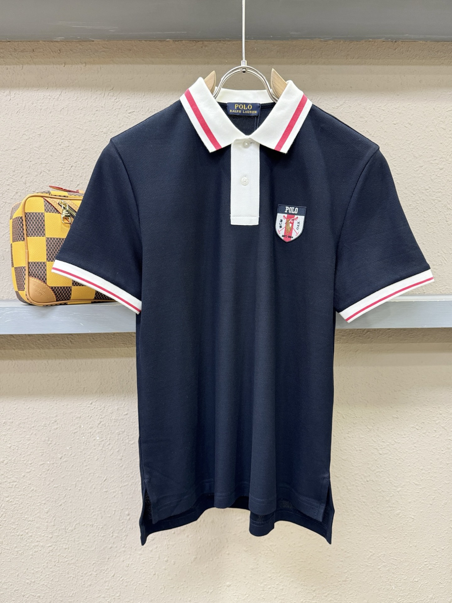 POLO 2026春夏新款首发专柜最新款翻领短袖，100%丝光棉面料，高端订制 设计前卫时尚！品牌log