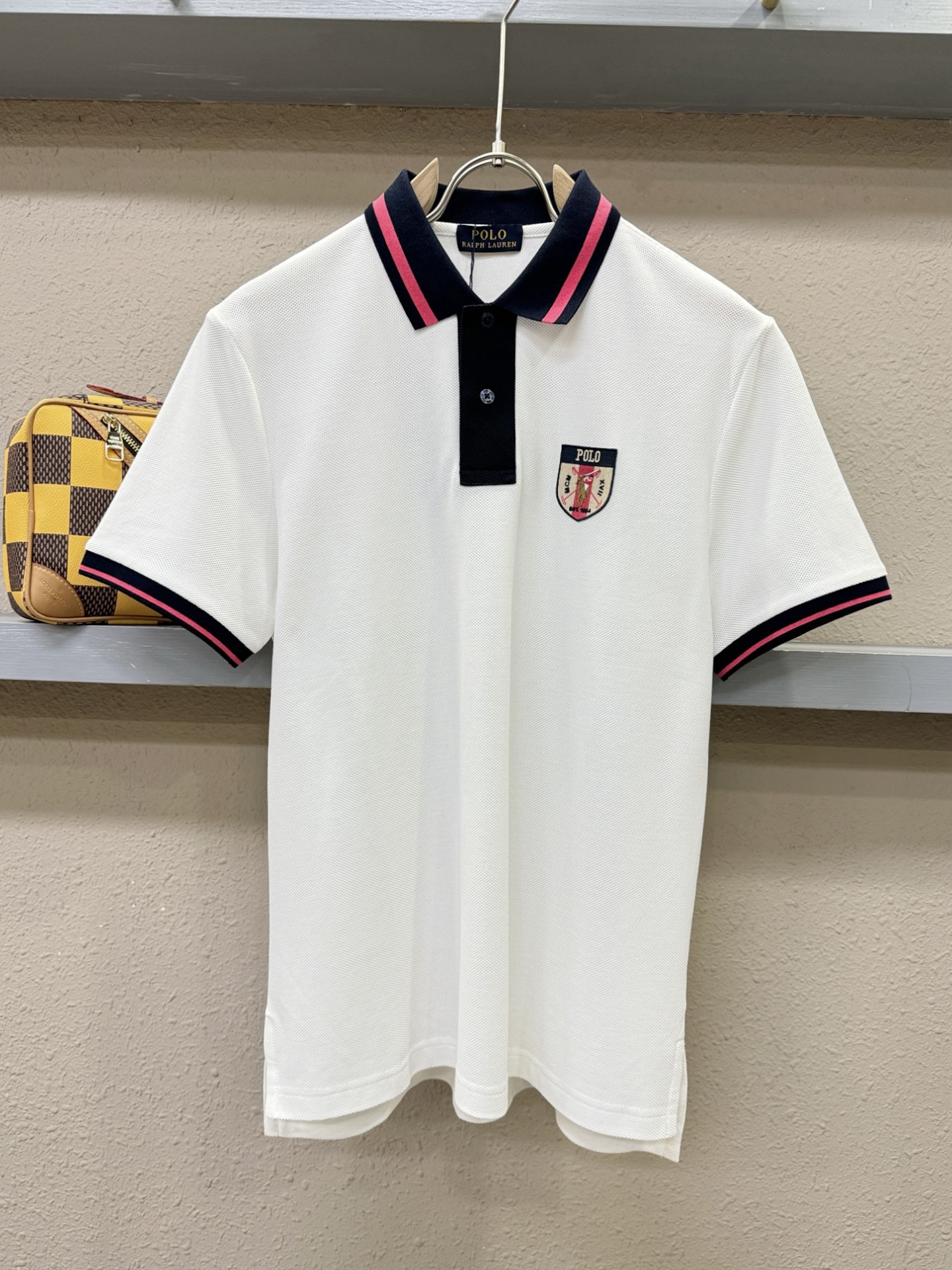 POLO 2026春夏新款首发专柜最新款翻领短袖，100%丝光棉面料，高端订制 设计前卫时尚！品牌log