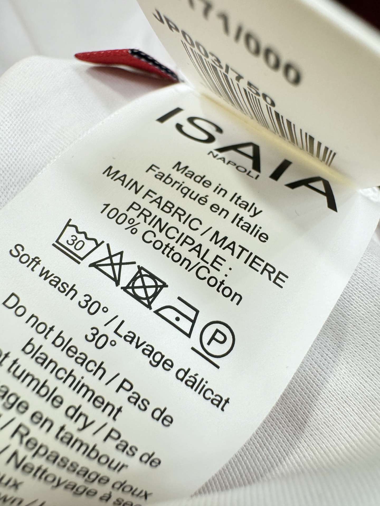 ISAIA 顶级品质 2026新品短袖！原版定制面料，手感柔软。顶级进口私货，时尚设计潮流短袖，不失奢华