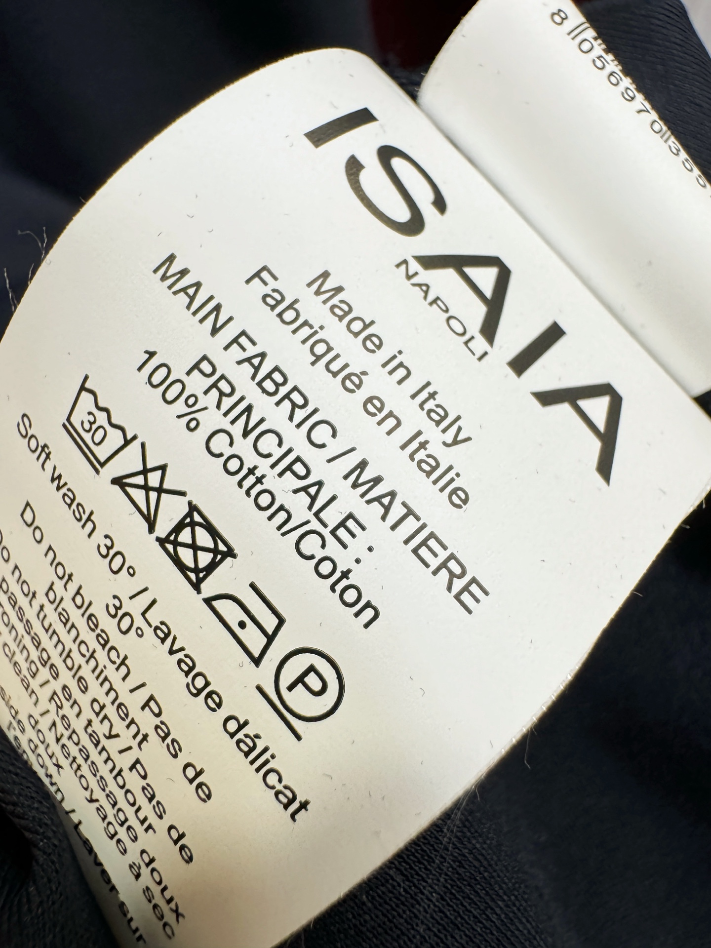 ISAIA 顶级品质 2026新品短袖！原版定制面料，手感柔软。顶级进口私货，时尚设计潮流短袖，不失奢华